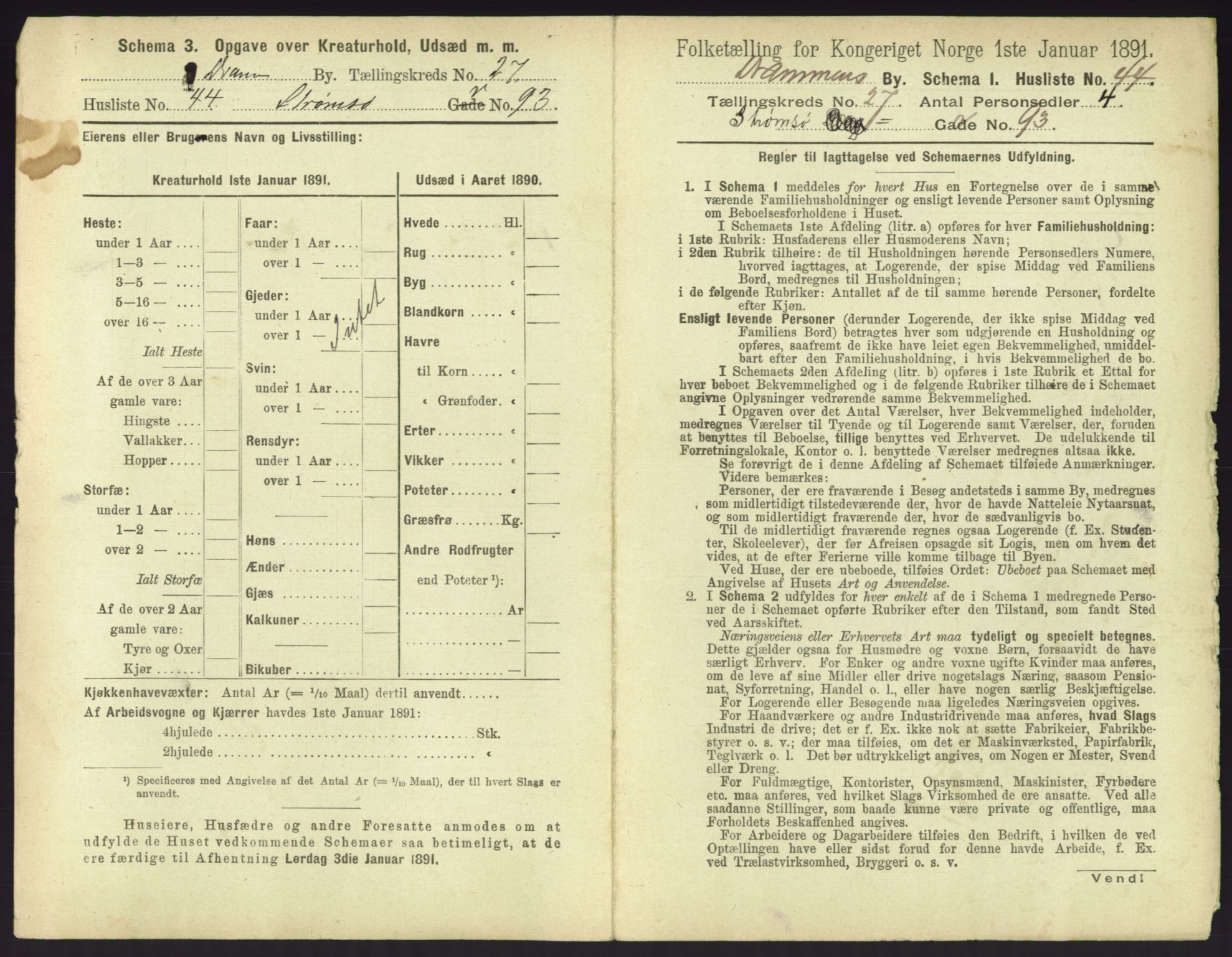 RA, 1891 census for 0602 Drammen, 1891, p. 2347