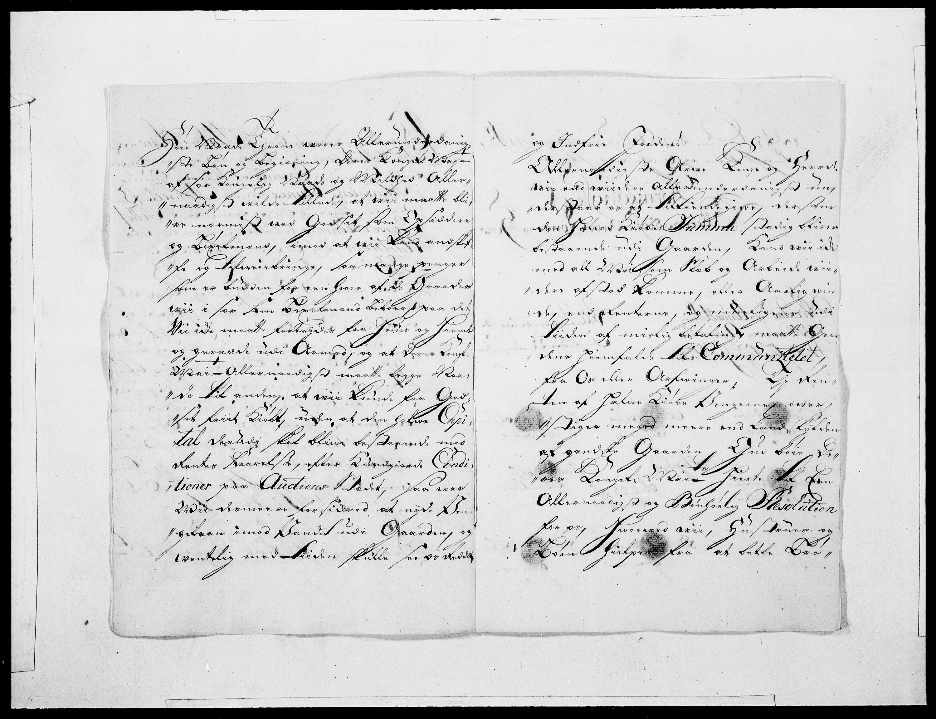 Danske Kanselli 1572-1799, AV/RA-EA-3023/F/Fc/Fcc/Fcca/L0116: Norske innlegg 1572-1799, 1734, p. 308