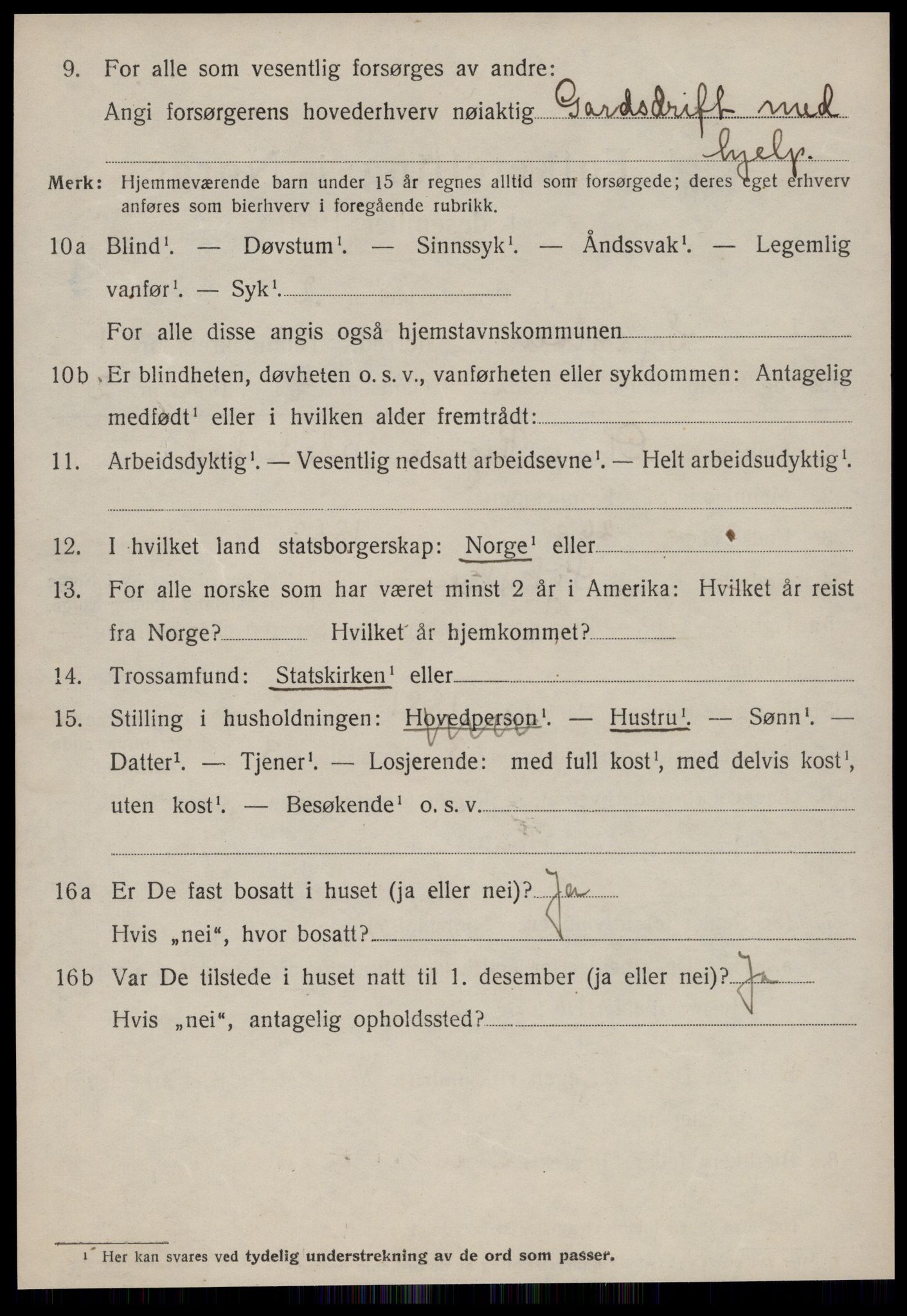 SAT, 1920 census for Sykkylven, 1920, p. 5426