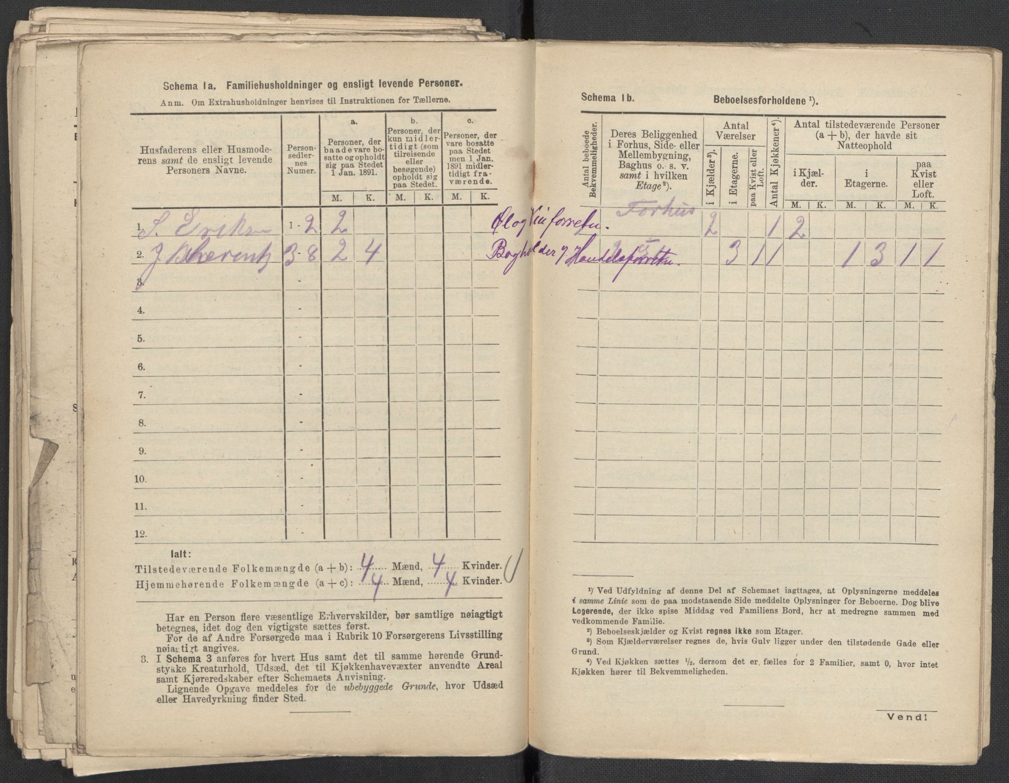 RA, 1891 Census for 1301 Bergen, 1891, p. 2158