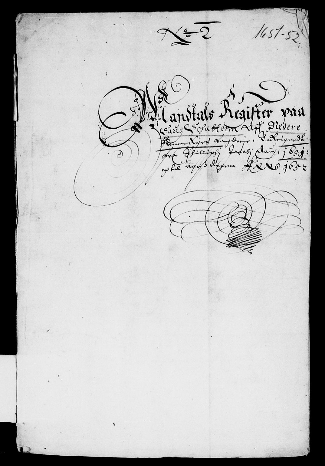 Rentekammeret inntil 1814, Reviderte regnskaper, Lensregnskaper, AV/RA-EA-5023/R/Rb/Rba/L0206: Akershus len, 1651-1652