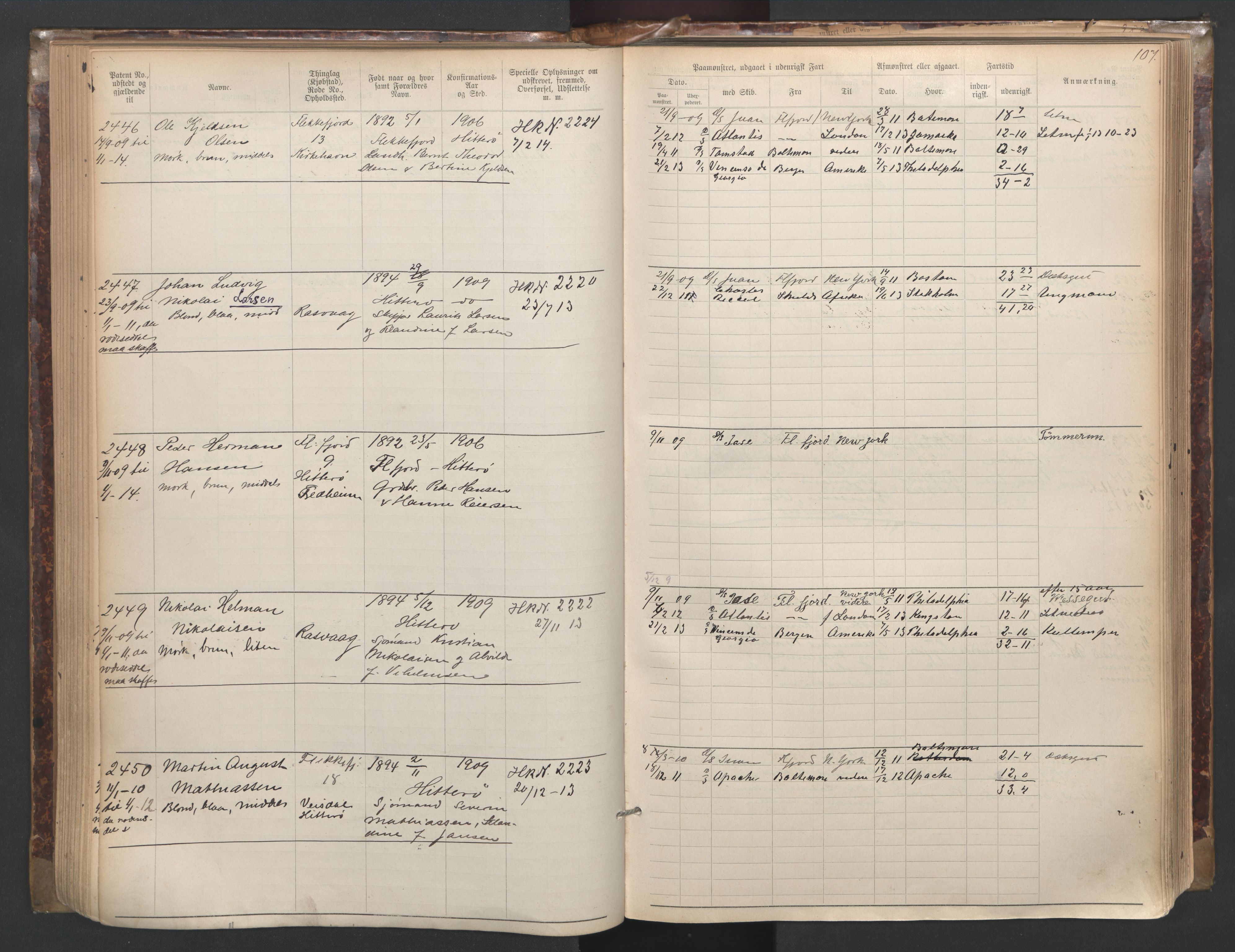 Flekkefjord mønstringskrets, SAK/2031-0018/F/Fa/L0003: Annotasjonsrulle nr 1921-2963 med register, N-3, 1892-1948, p. 138