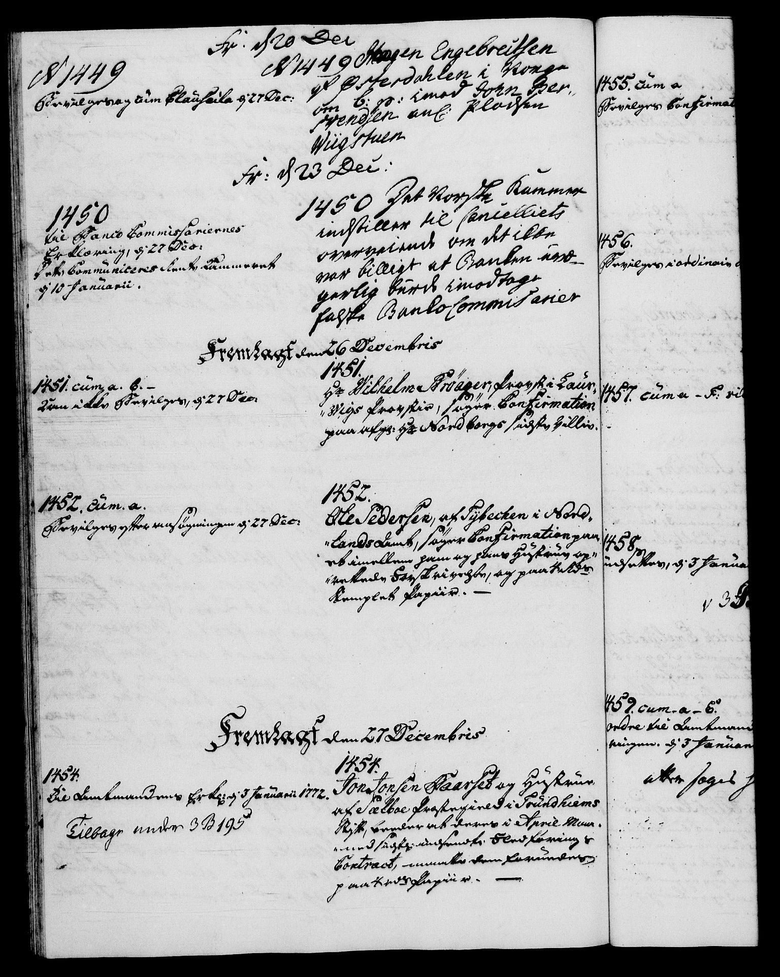 Danske Kanselli 1572-1799, RA/EA-3023/I/Ia/L0001: 3. departements journal, 1771