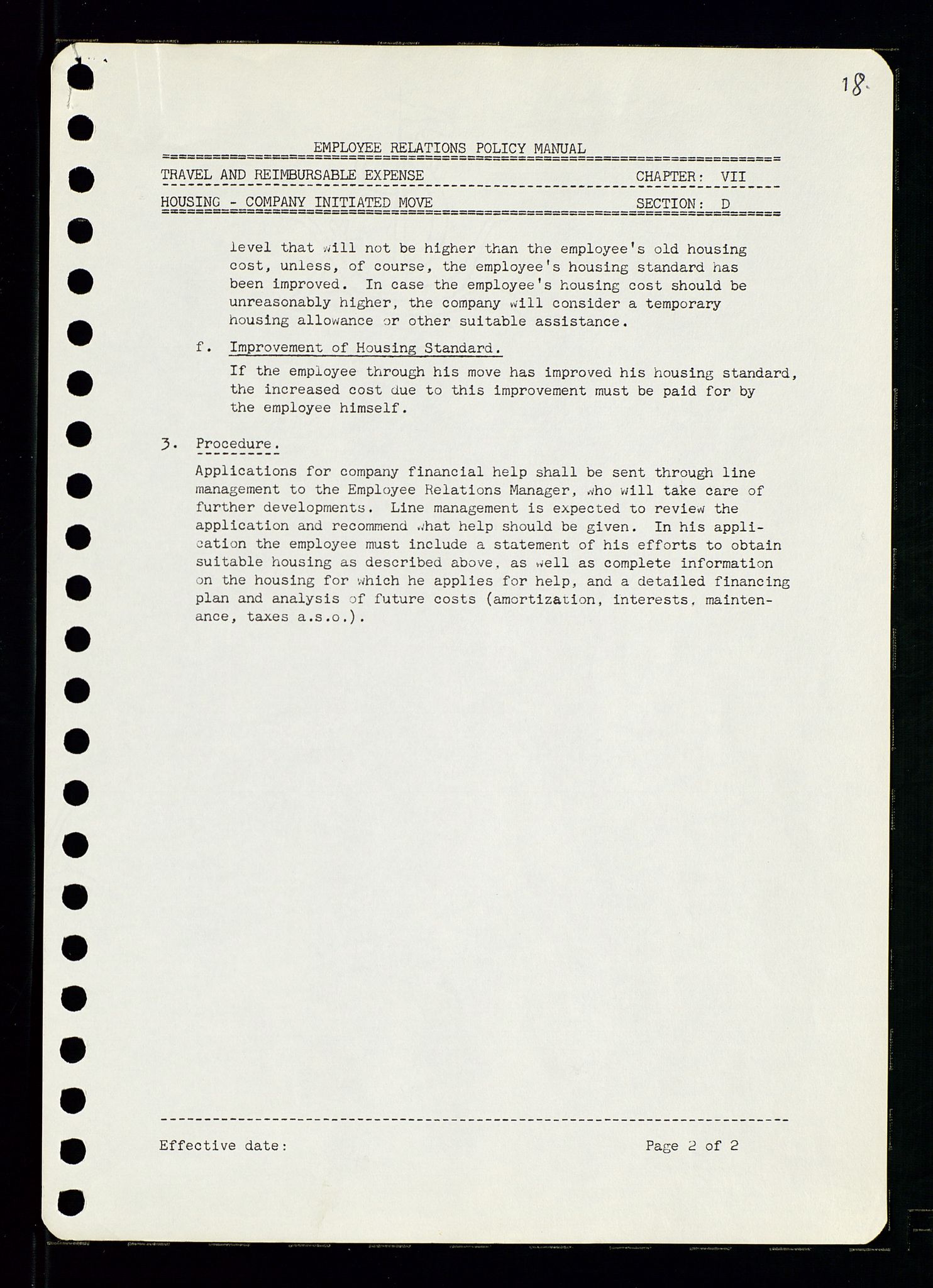 Pa 0982 - Esso Norge A/S, AV/SAST-A-100448/A/Aa/L0001/0002: Den administrerende direksjon Board minutes (styrereferater) / Den administrerende direksjon Board minutes (styrereferater), 1960-1961, p. 65