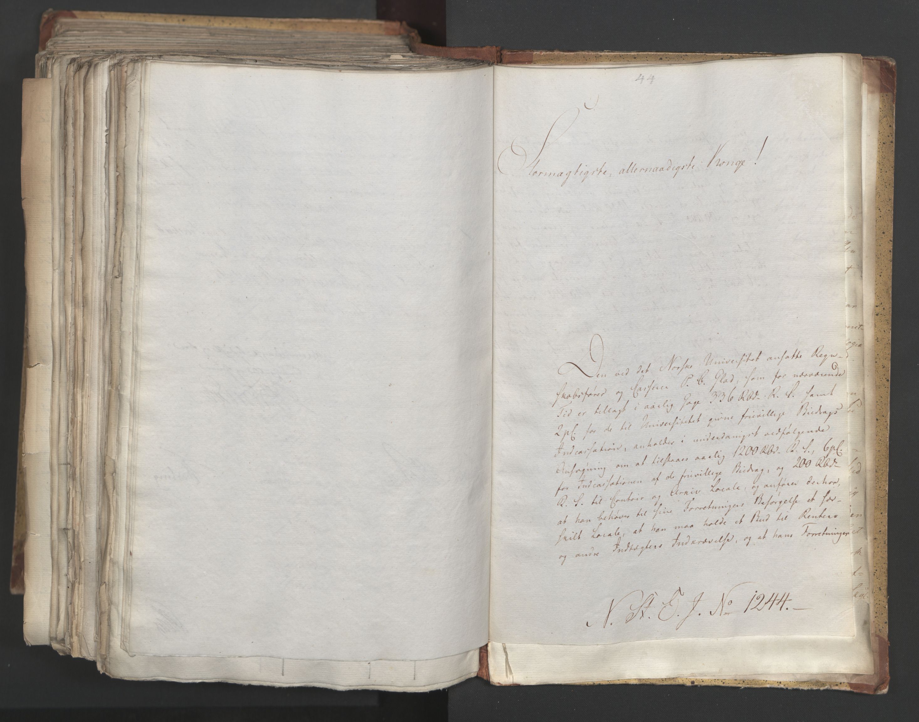 Statsrådsavdelingen i Stockholm, AV/RA-S-1003/D/Da/L0005: Regjeringsinnstillinger nr. 1000-1246, 1816, p. 581