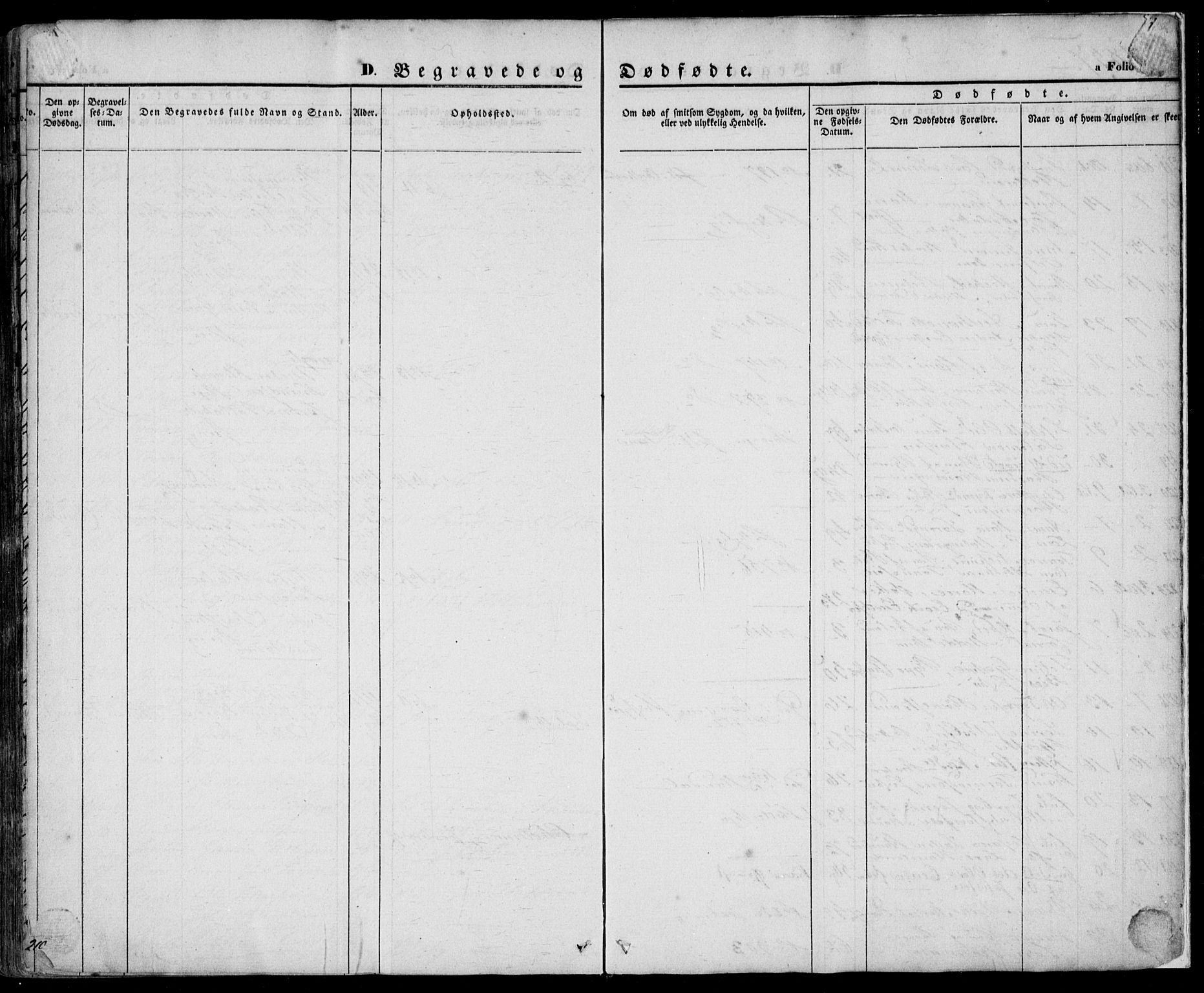 Domkirken sokneprestkontor, SAST/A-101812/001/30/30BA/L0014: Parish register (official) no. A 13, 1841-1851