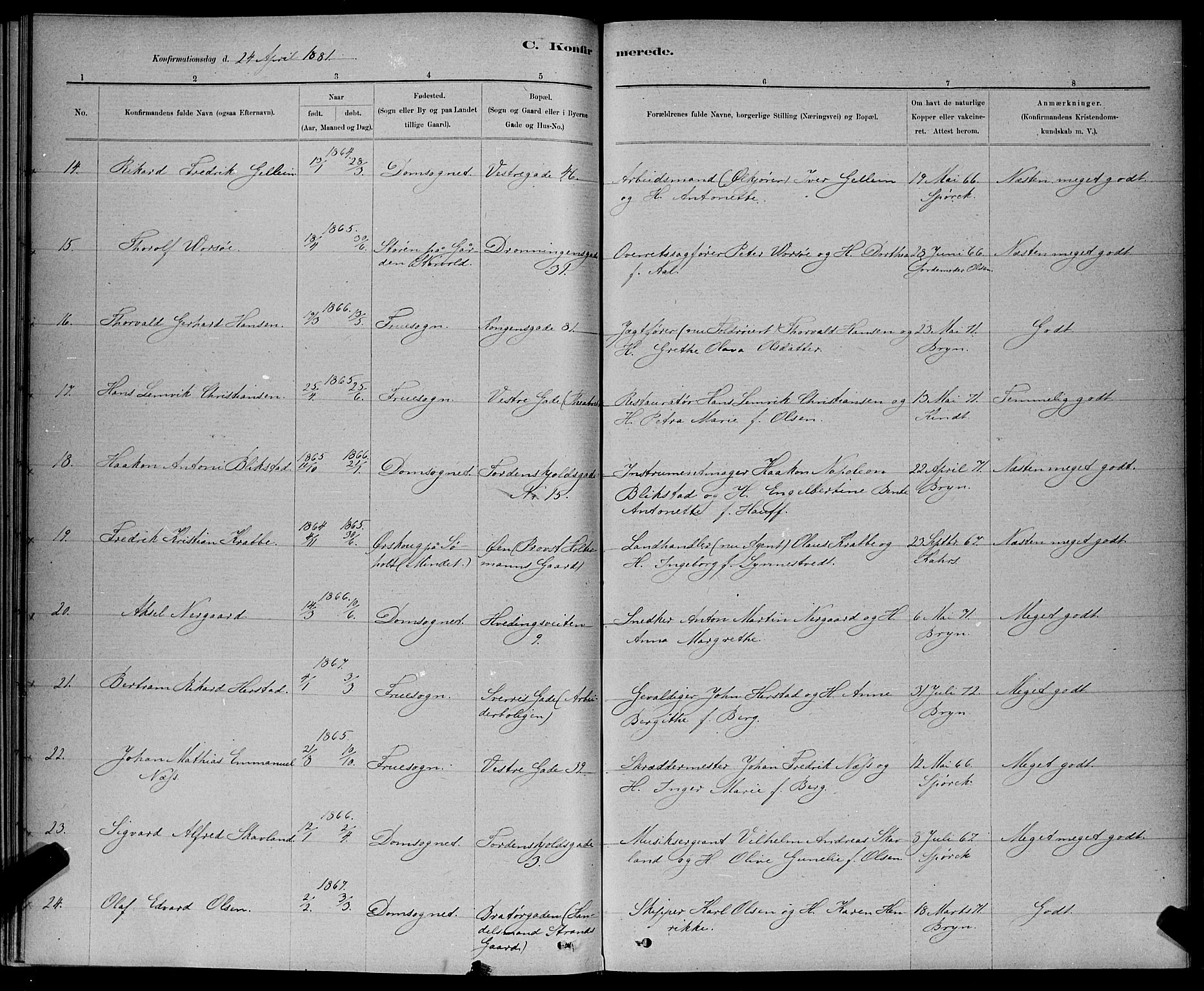 Ministerialprotokoller, klokkerbøker og fødselsregistre - Sør-Trøndelag, AV/SAT-A-1456/601/L0091: Parish register (copy) no. 601C09, 1878-1883