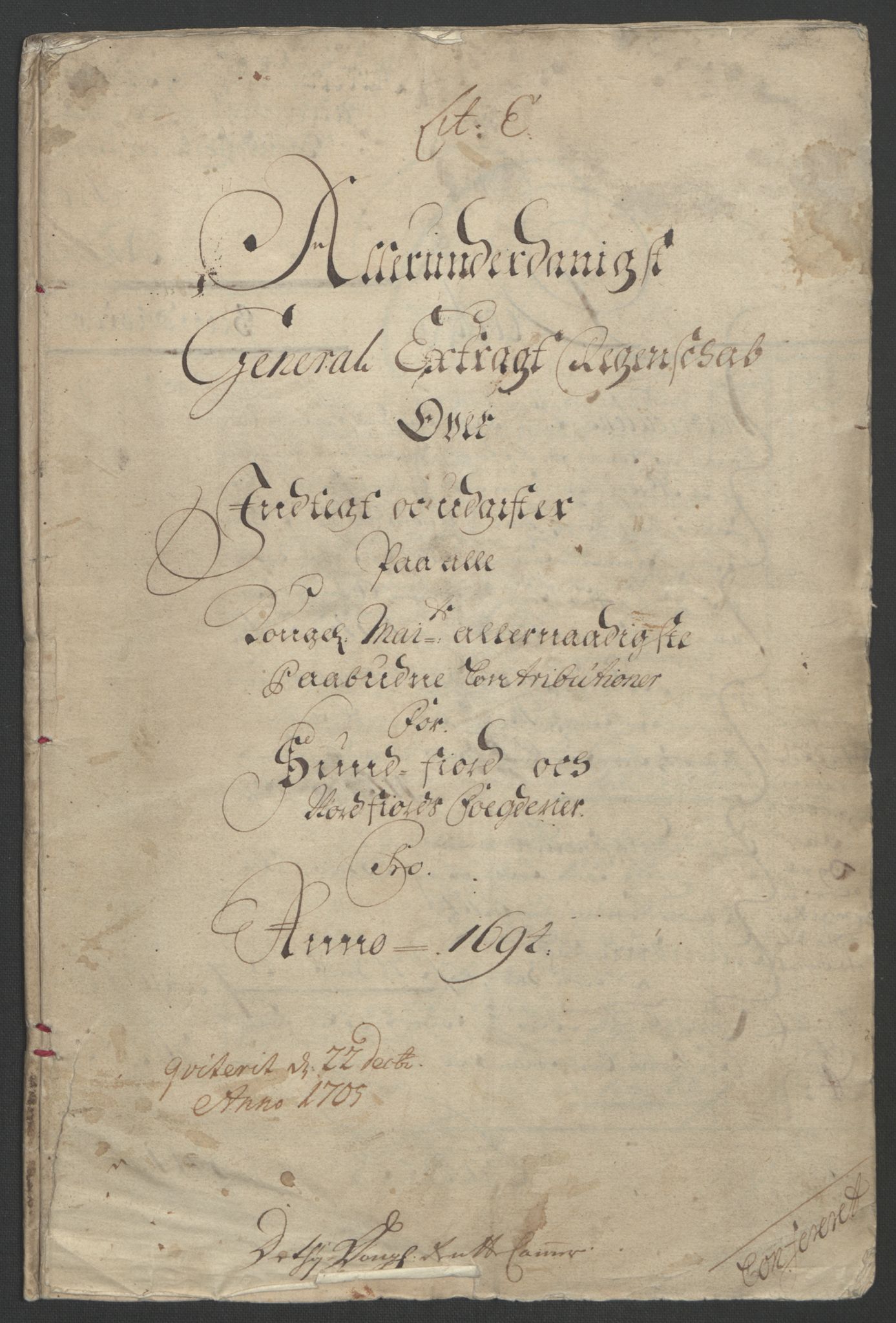 Rentekammeret inntil 1814, Reviderte regnskaper, Fogderegnskap, RA/EA-4092/R53/L3421: Fogderegnskap Sunn- og Nordfjord, 1693-1694, p. 249