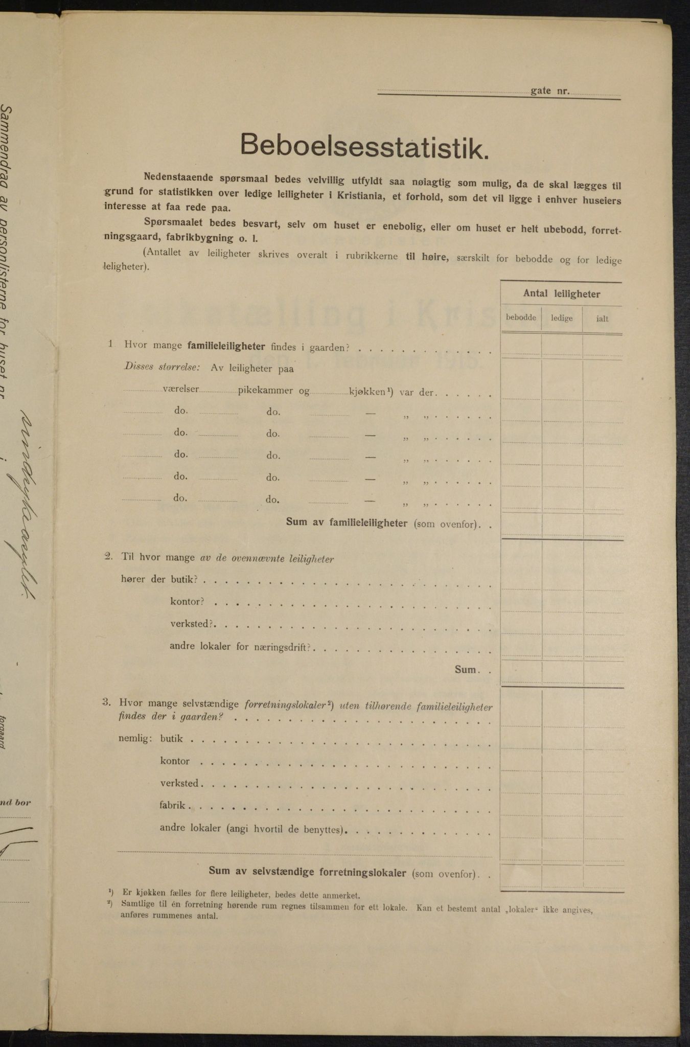 OBA, Municipal Census 1915 for Kristiania, 1915, p. 19686