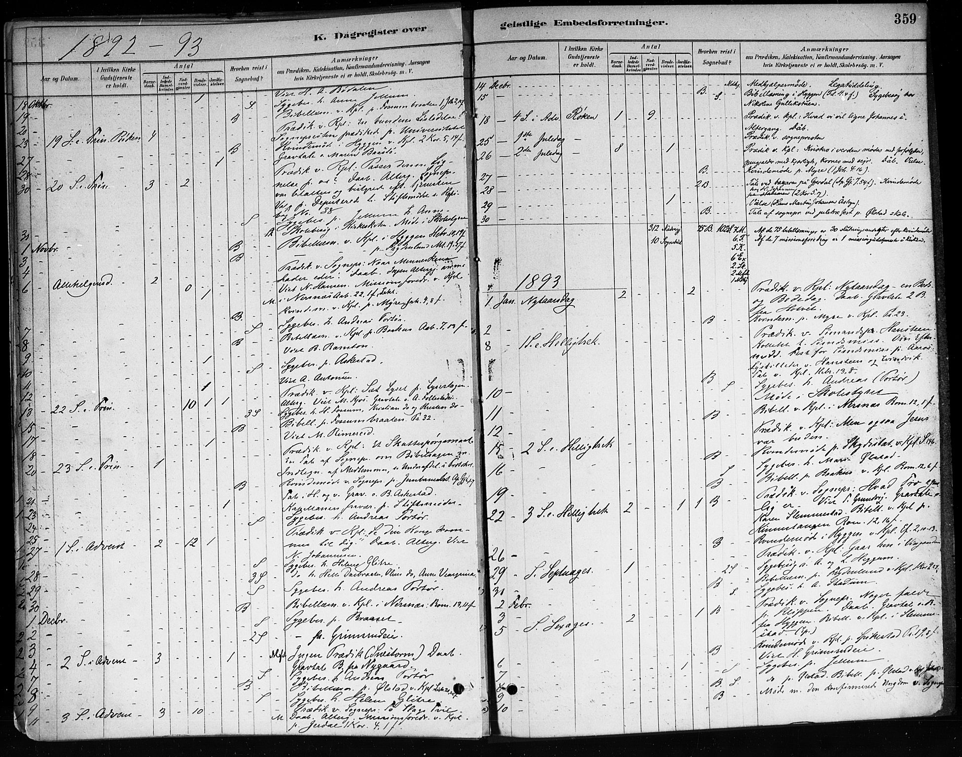 Røyken kirkebøker, SAKO/A-241/F/Fa/L0008: Parish register (official) no. 8, 1880-1897, p. 359