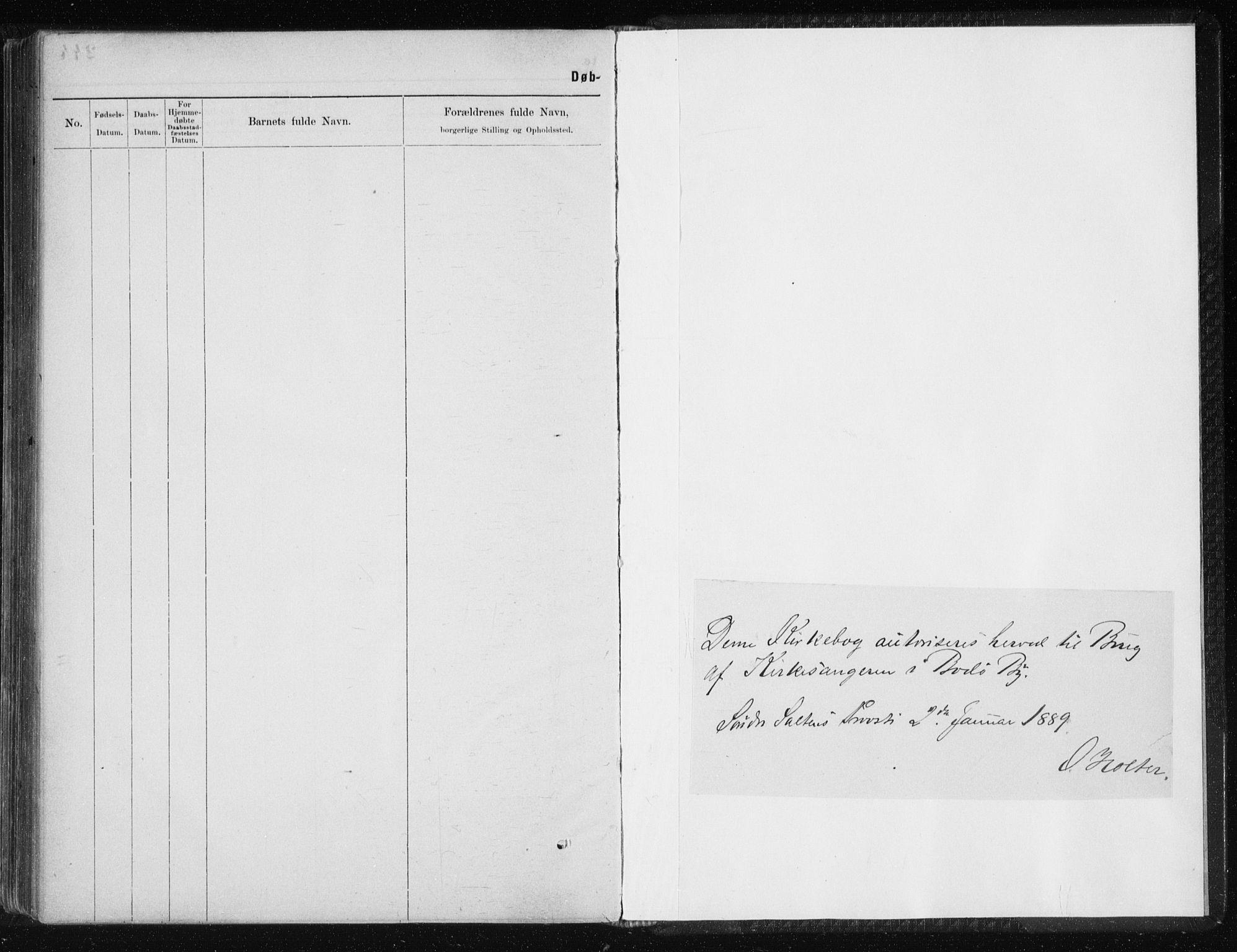 Ministerialprotokoller, klokkerbøker og fødselsregistre - Nordland, SAT/A-1459/801/L0032: Parish register (copy) no. 801C07, 1889-1897