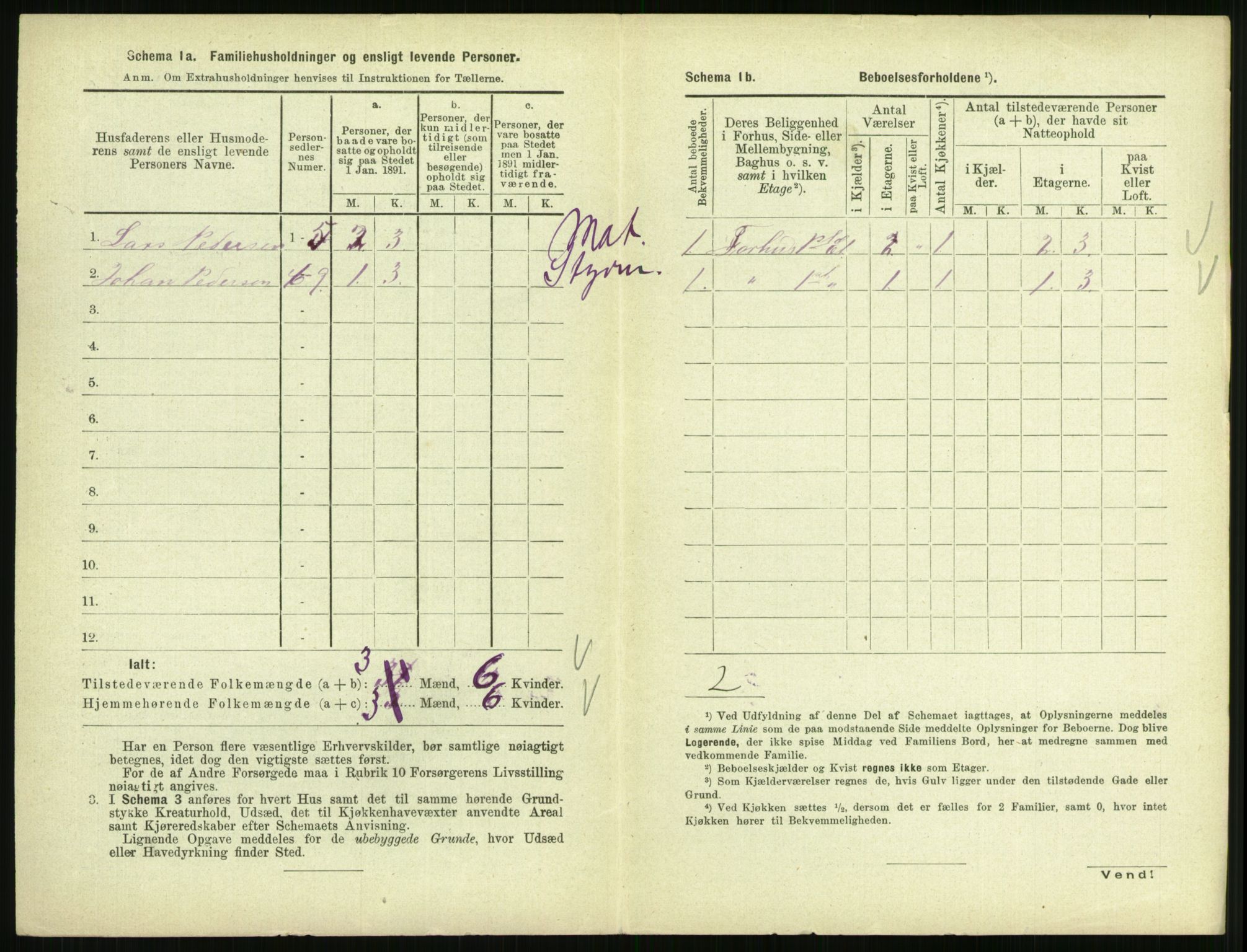 RA, 1891 census for 0805 Porsgrunn, 1891, p. 768