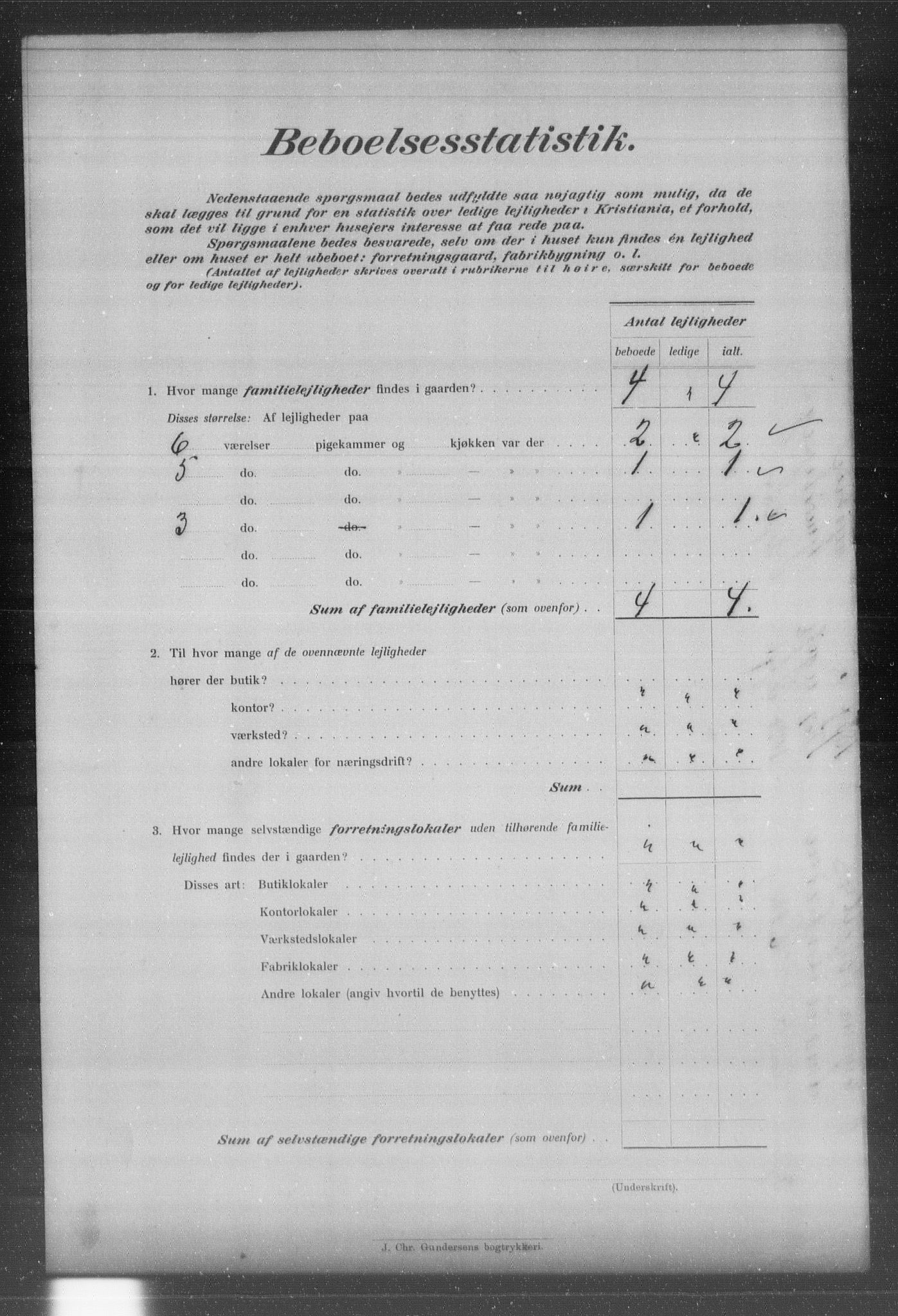 OBA, Municipal Census 1903 for Kristiania, 1903, p. 18539