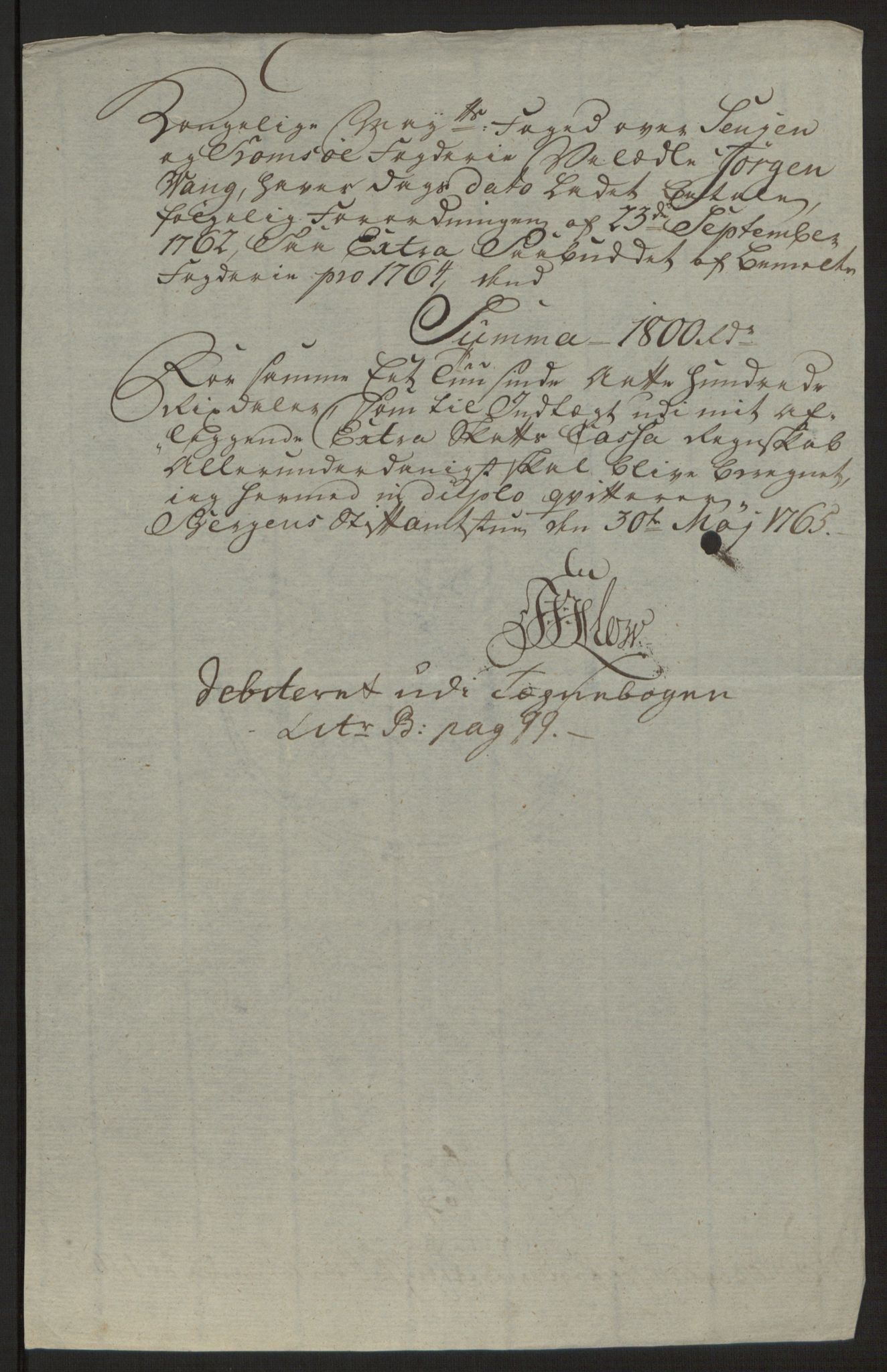 Rentekammeret inntil 1814, Reviderte regnskaper, Fogderegnskap, RA/EA-4092/R68/L4845: Ekstraskatten Senja og Troms, 1762-1765, p. 558
