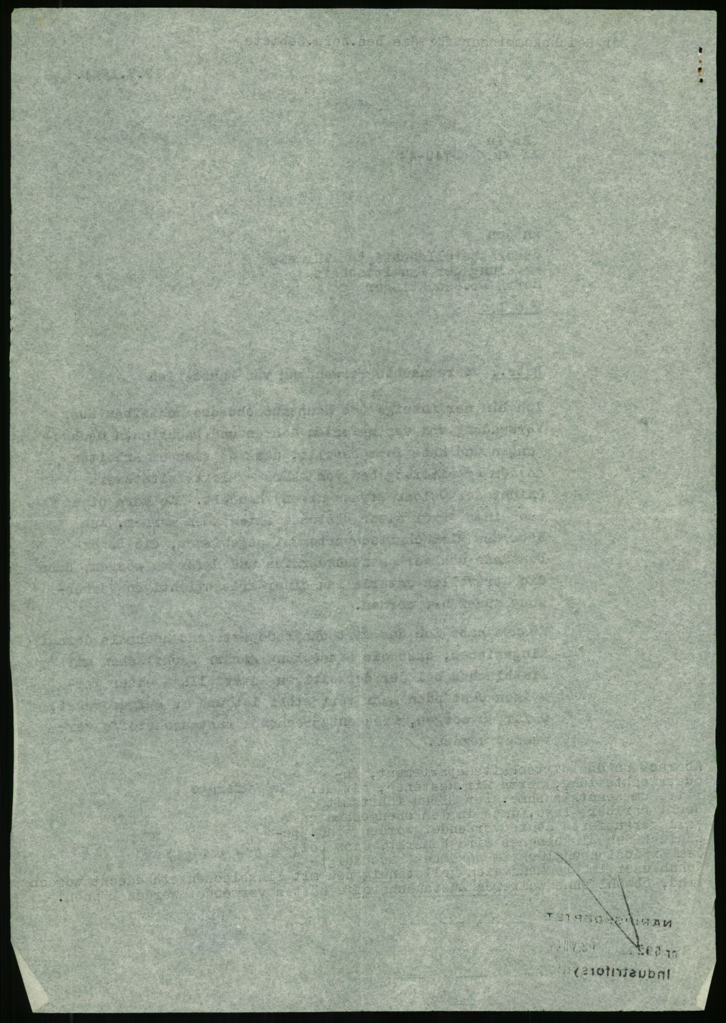 Direktoratet for industriforsyning, Sekretariatet, AV/RA-S-4153/D/Df/L0054: 9. Metallkontoret, 1940-1945, p. 378