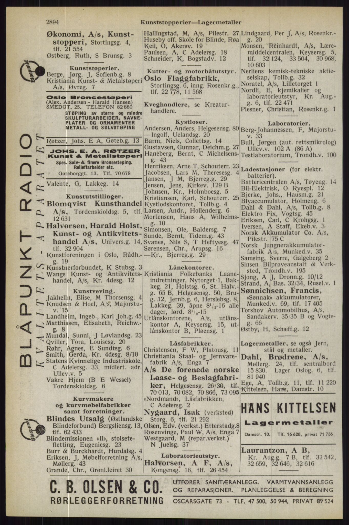 Kristiania/Oslo adressebok, PUBL/-, 1944, p. 2894