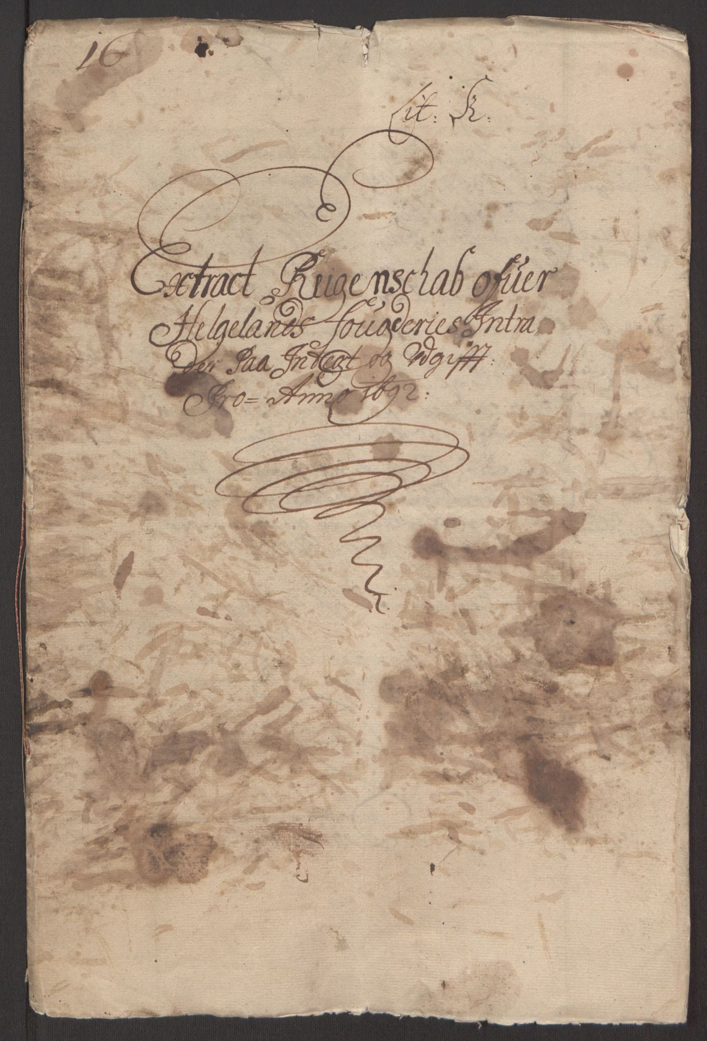 Rentekammeret inntil 1814, Reviderte regnskaper, Fogderegnskap, RA/EA-4092/R65/L4504: Fogderegnskap Helgeland, 1691-1692, p. 166