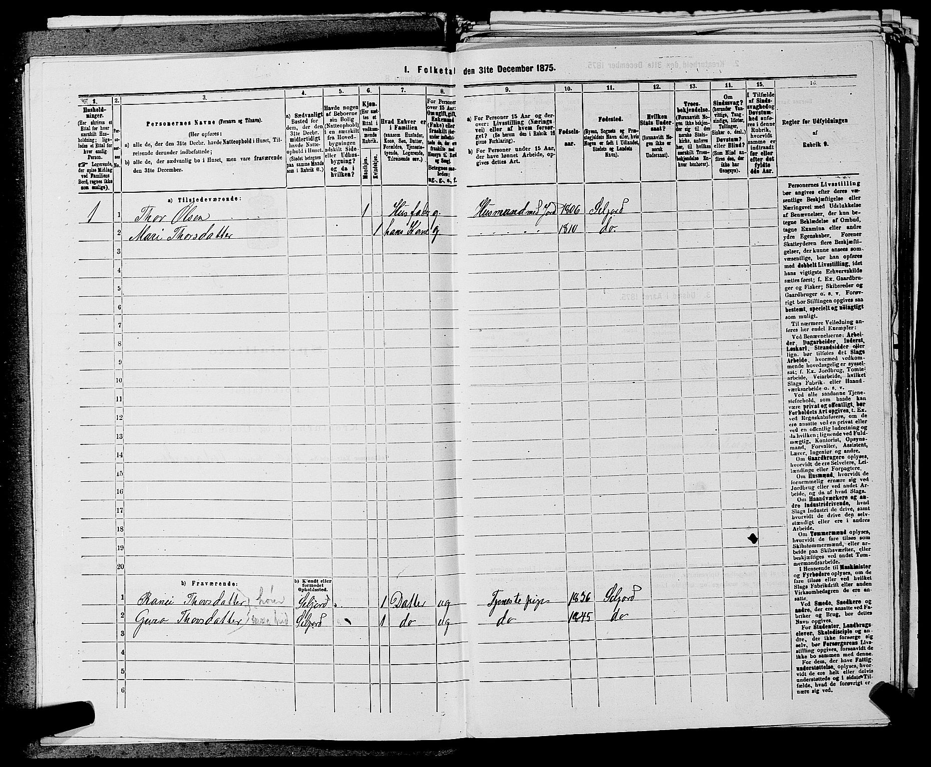 SAKO, 1875 census for 0828P Seljord, 1875, p. 559