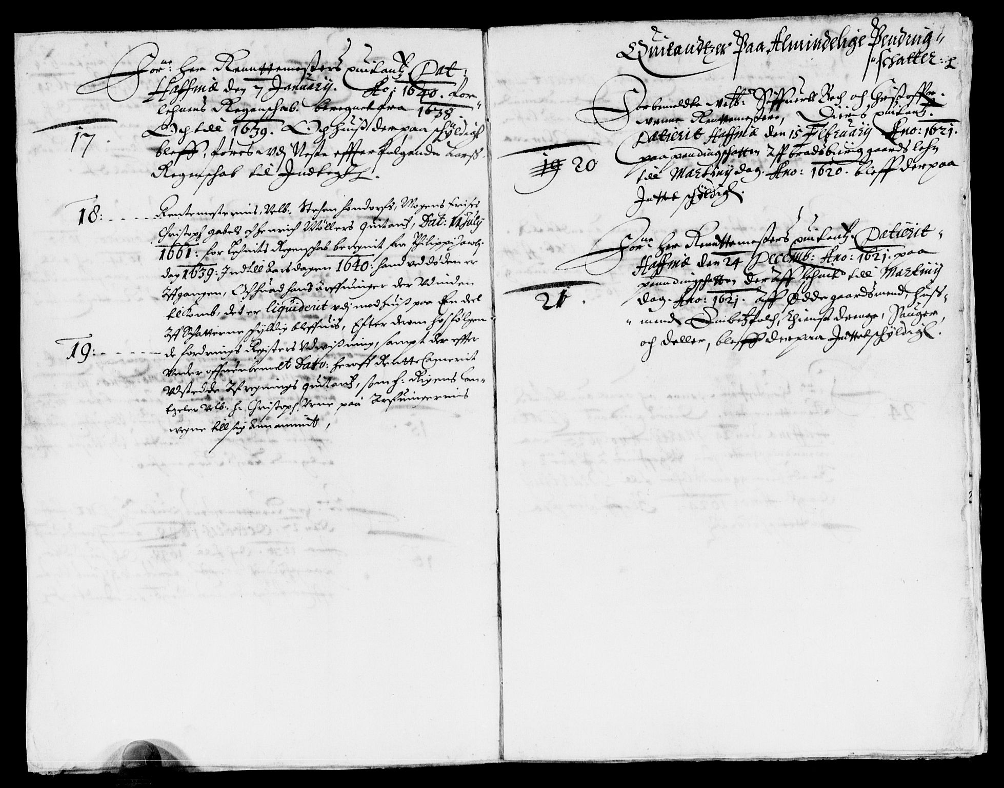 Rentekammeret inntil 1814, Reviderte regnskaper, Lensregnskaper, AV/RA-EA-5023/R/Rb/Rbp/L0024: Bratsberg len, 1639-1641