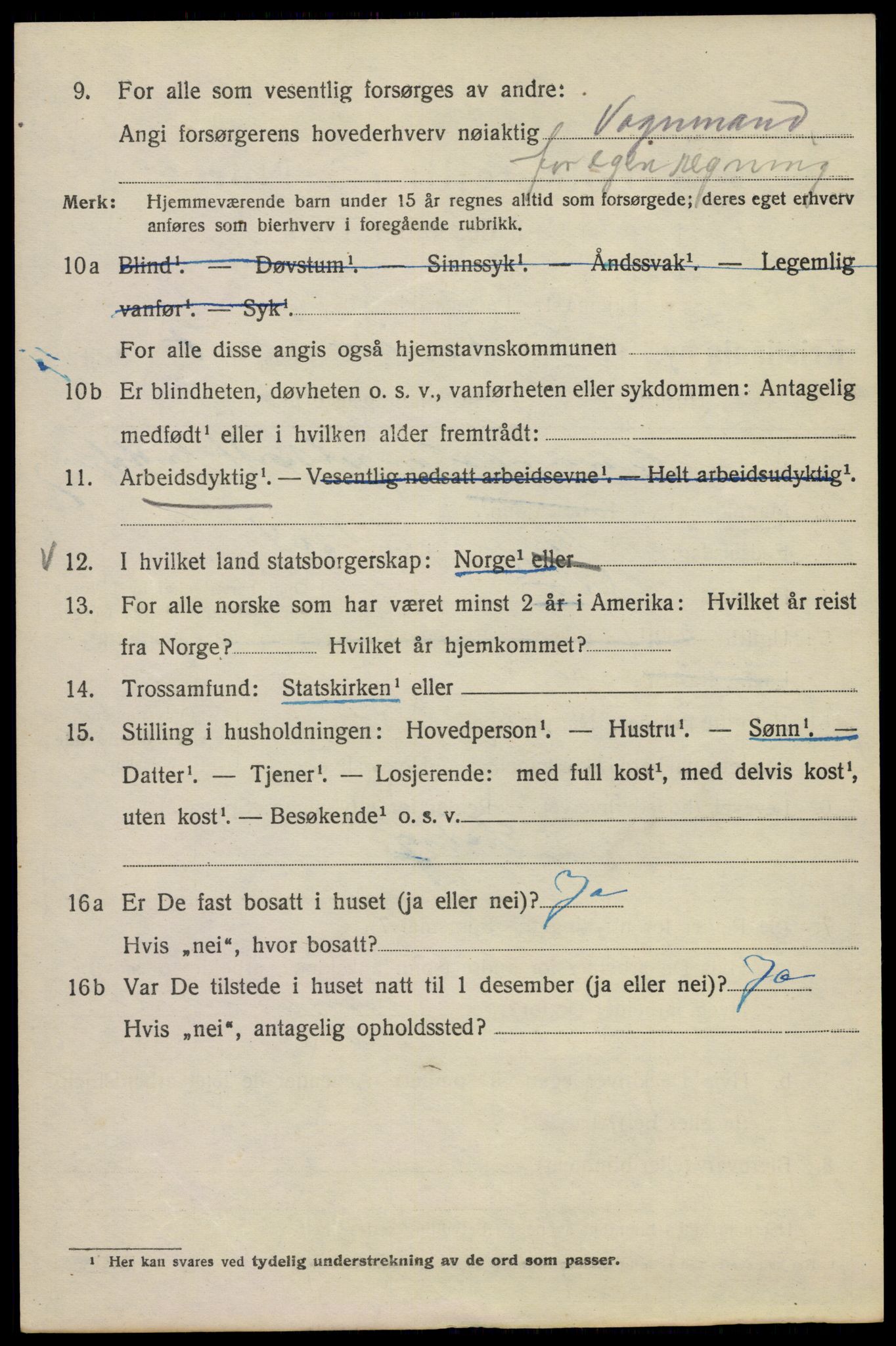 SAO, 1920 census for Kristiania, 1920, p. 561722