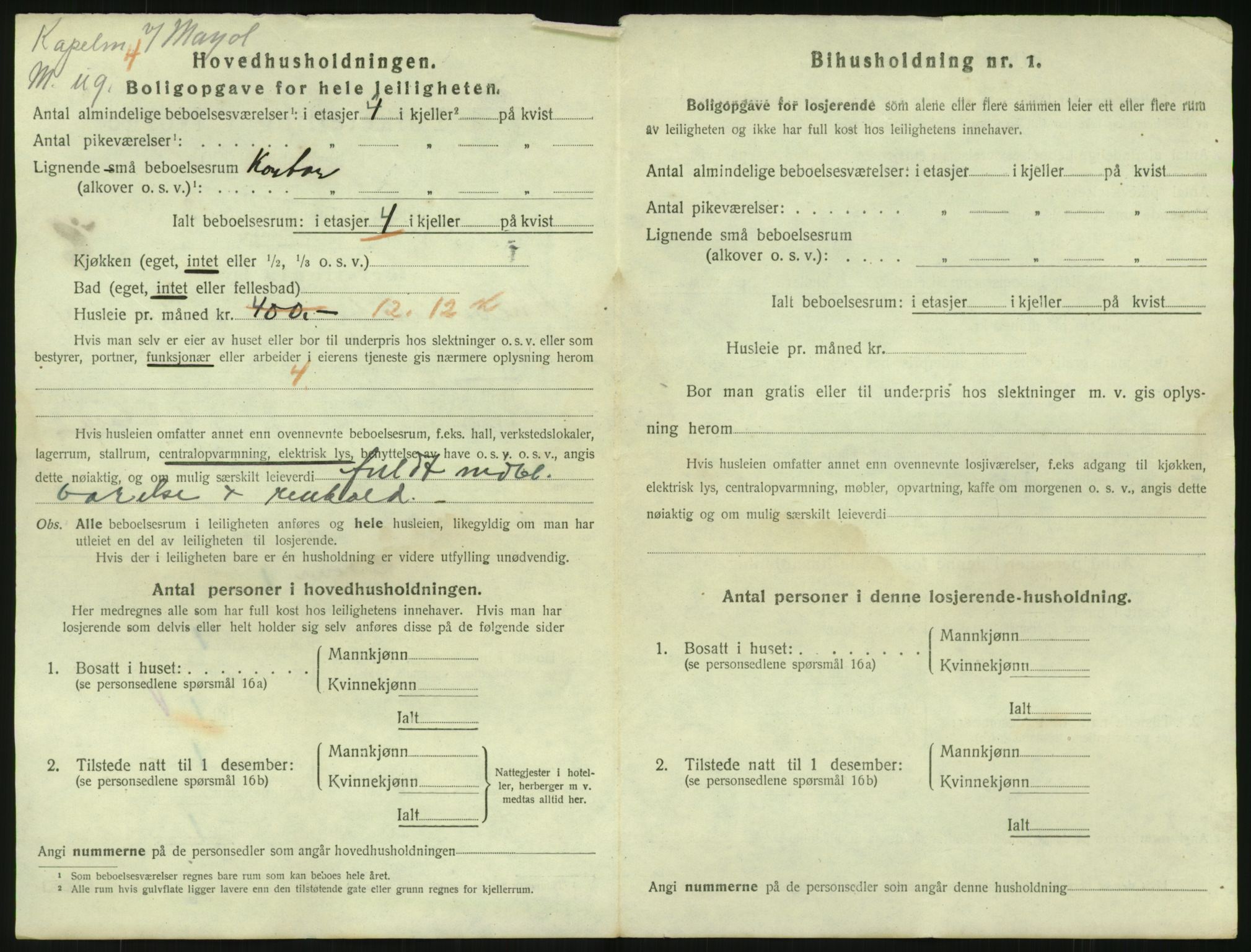 SAO, 1920 census for Kristiania, 1920, p. 123136