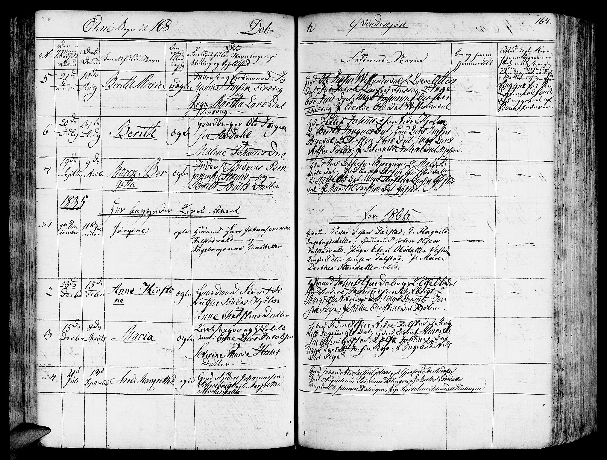 Ministerialprotokoller, klokkerbøker og fødselsregistre - Nord-Trøndelag, SAT/A-1458/717/L0152: Parish register (official) no. 717A05 /2, 1828-1836, p. 164