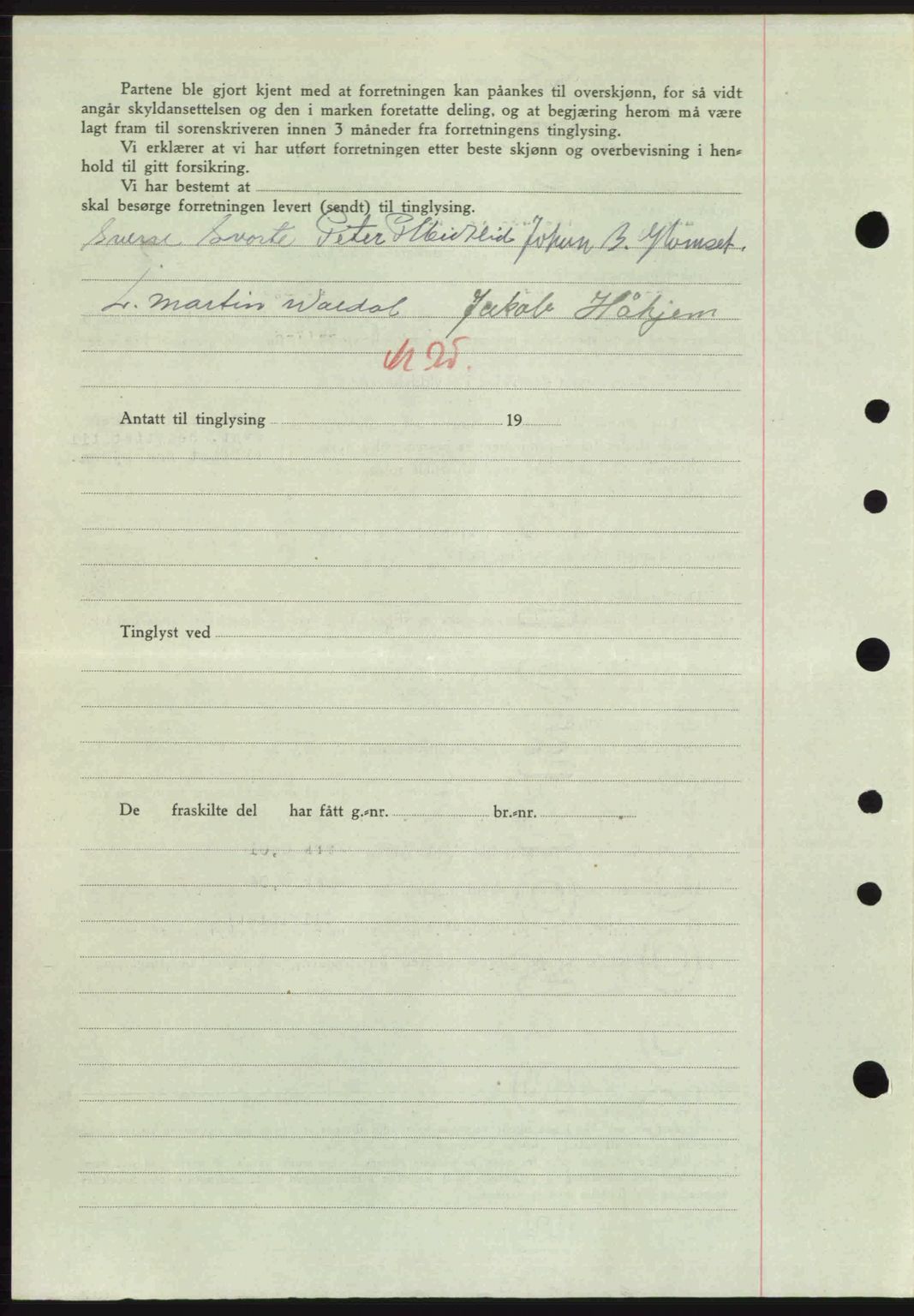 Nordre Sunnmøre sorenskriveri, AV/SAT-A-0006/1/2/2C/2Ca: Mortgage book no. A36, 1950-1950, Diary no: : 2624/1950