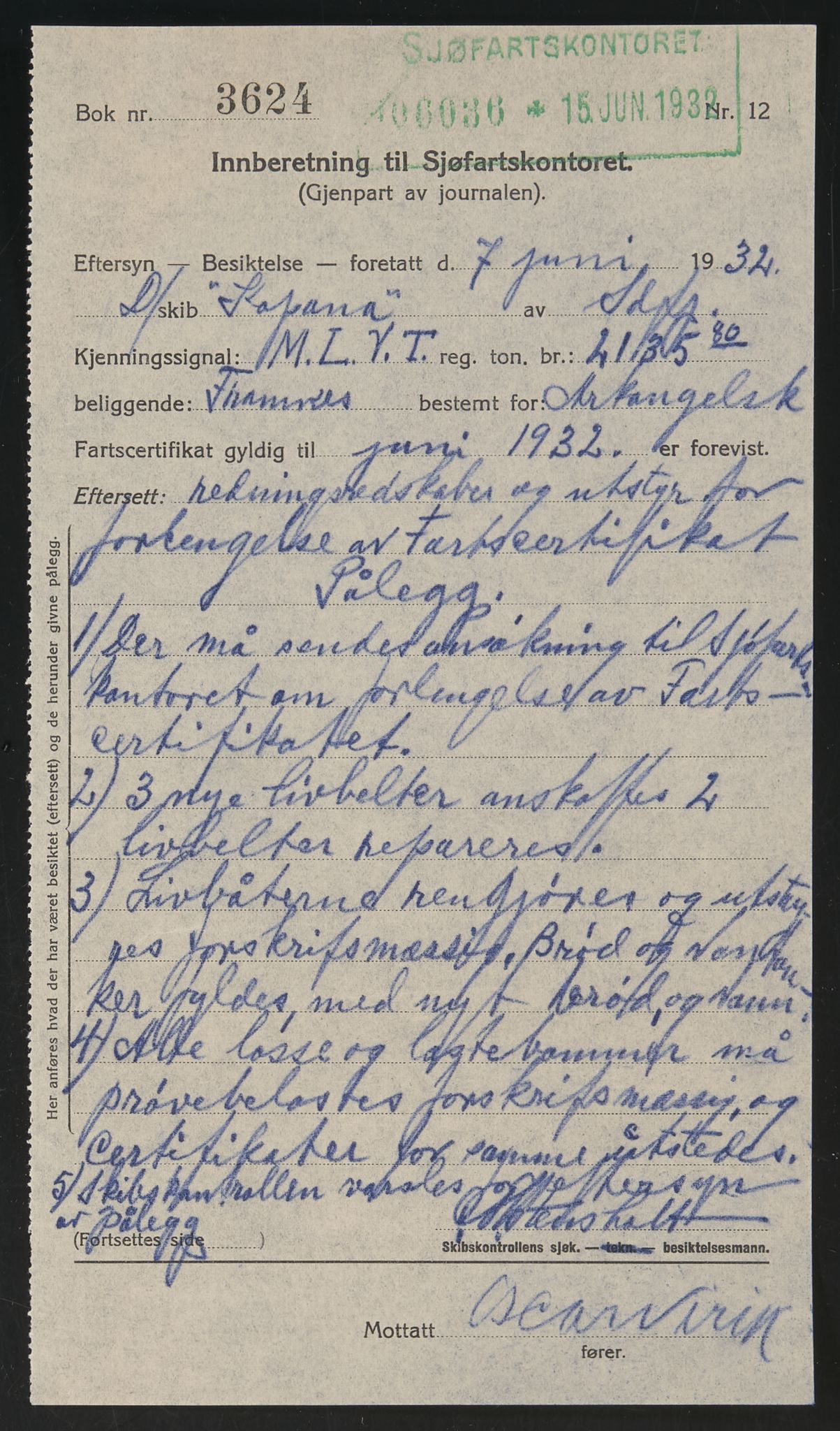 Sjøfartsdirektoratet med forløpere, skipsmapper slettede skip, AV/RA-S-4998/F/Fa/L0586: --, 1894-1935, p. 16