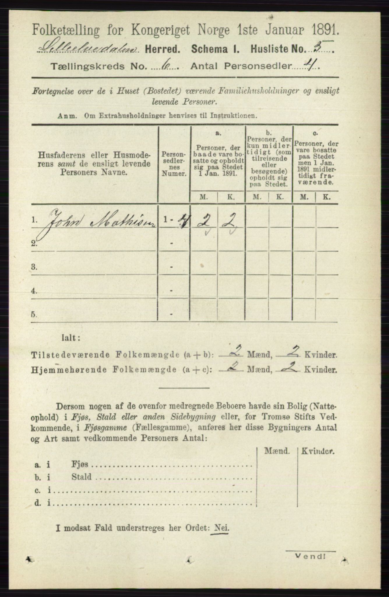 RA, 1891 census for 0438 Lille Elvedalen, 1891, p. 1757