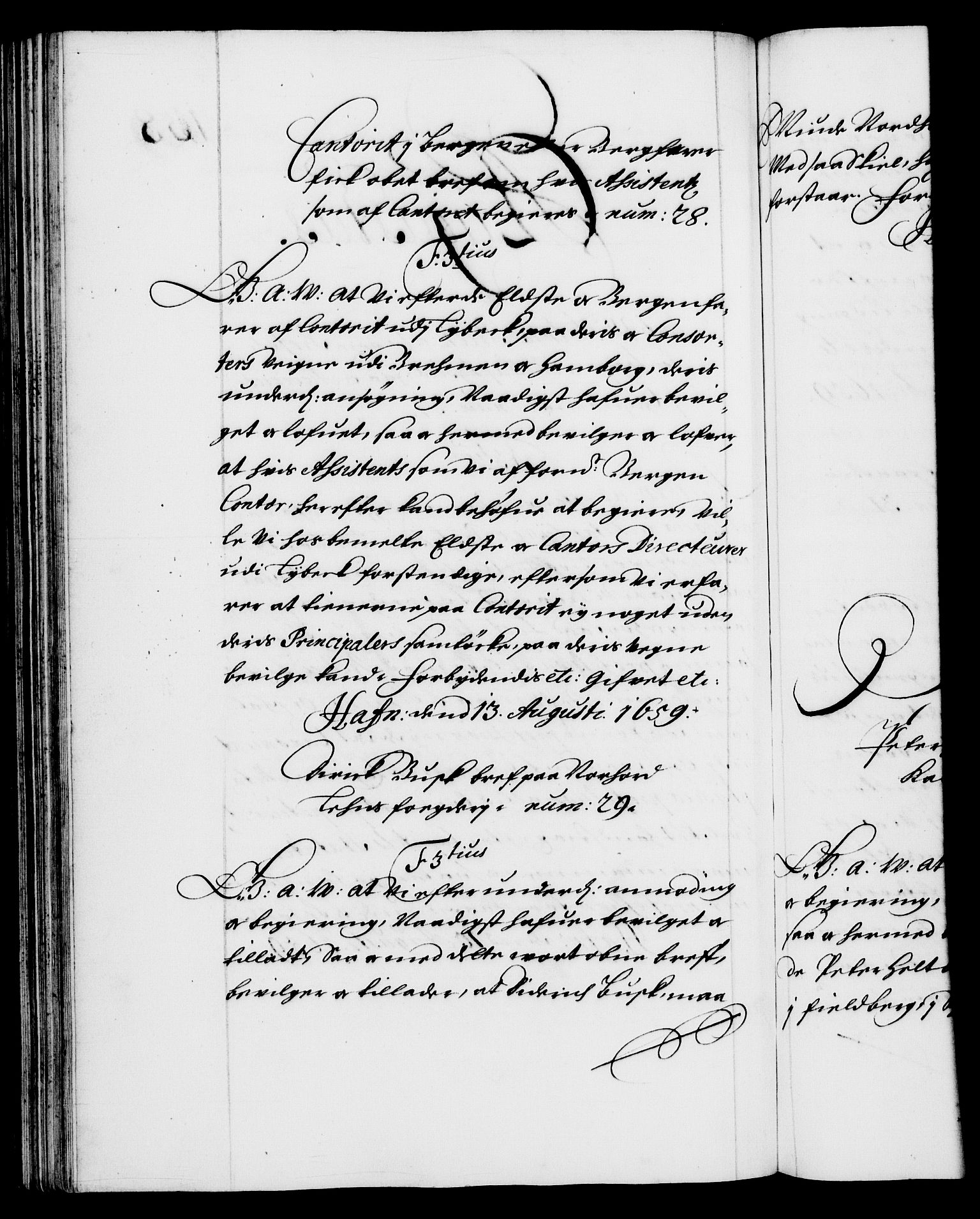 Danske Kanselli 1572-1799, RA/EA-3023/F/Fc/Fca/Fcaa/L0009: Norske registre (mikrofilm), 1657-1660, p. 138b