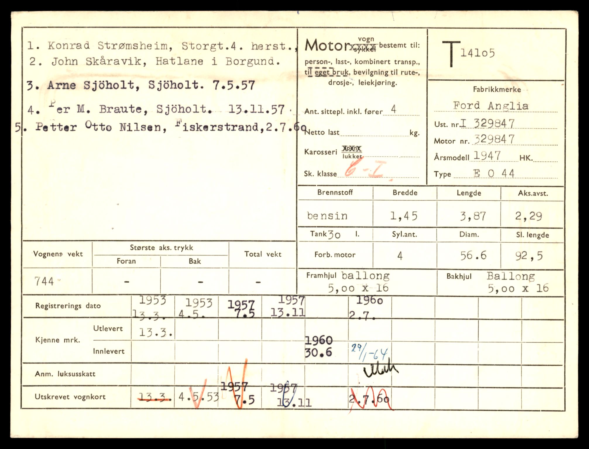 Møre og Romsdal vegkontor - Ålesund trafikkstasjon, AV/SAT-A-4099/F/Fe/L0043: Registreringskort for kjøretøy T 14080 - T 14204, 1927-1998, p. 653