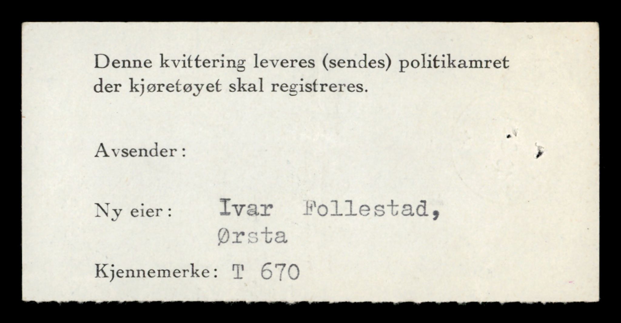 Møre og Romsdal vegkontor - Ålesund trafikkstasjon, SAT/A-4099/F/Fe/L0007: Registreringskort for kjøretøy T 651 - T 746, 1927-1998, p. 658