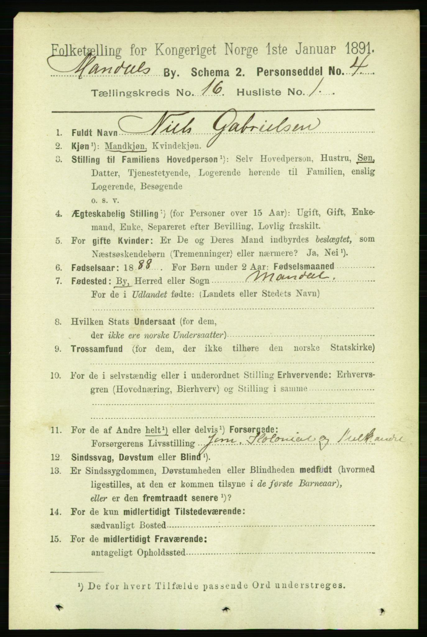 RA, 1891 census for 1002 Mandal, 1891, p. 3465