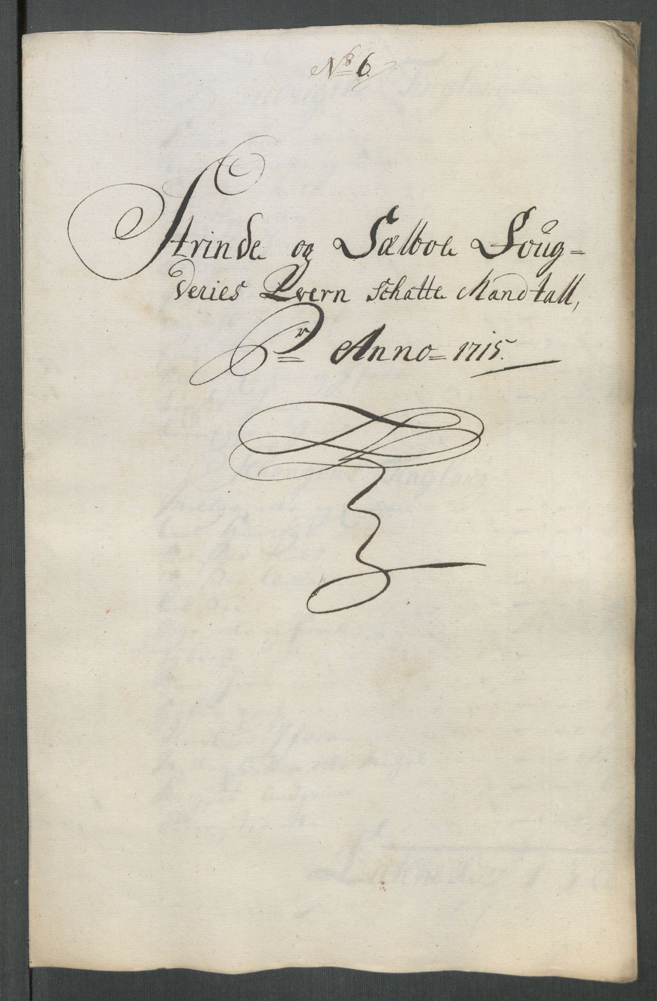 Rentekammeret inntil 1814, Reviderte regnskaper, Fogderegnskap, AV/RA-EA-4092/R61/L4115: Fogderegnskap Strinda og Selbu, 1715-1716, p. 89