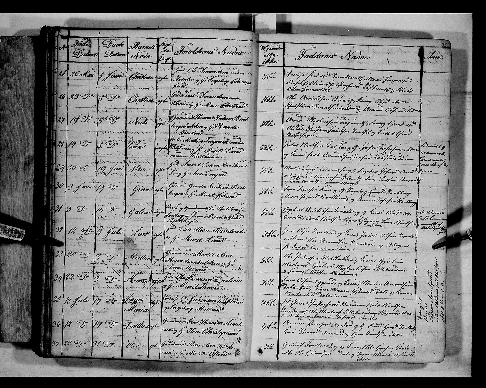 Gausdal prestekontor, AV/SAH-PREST-090/H/Ha/Hab/L0005: Parish register (copy) no. 5, 1846-1867, p. 32