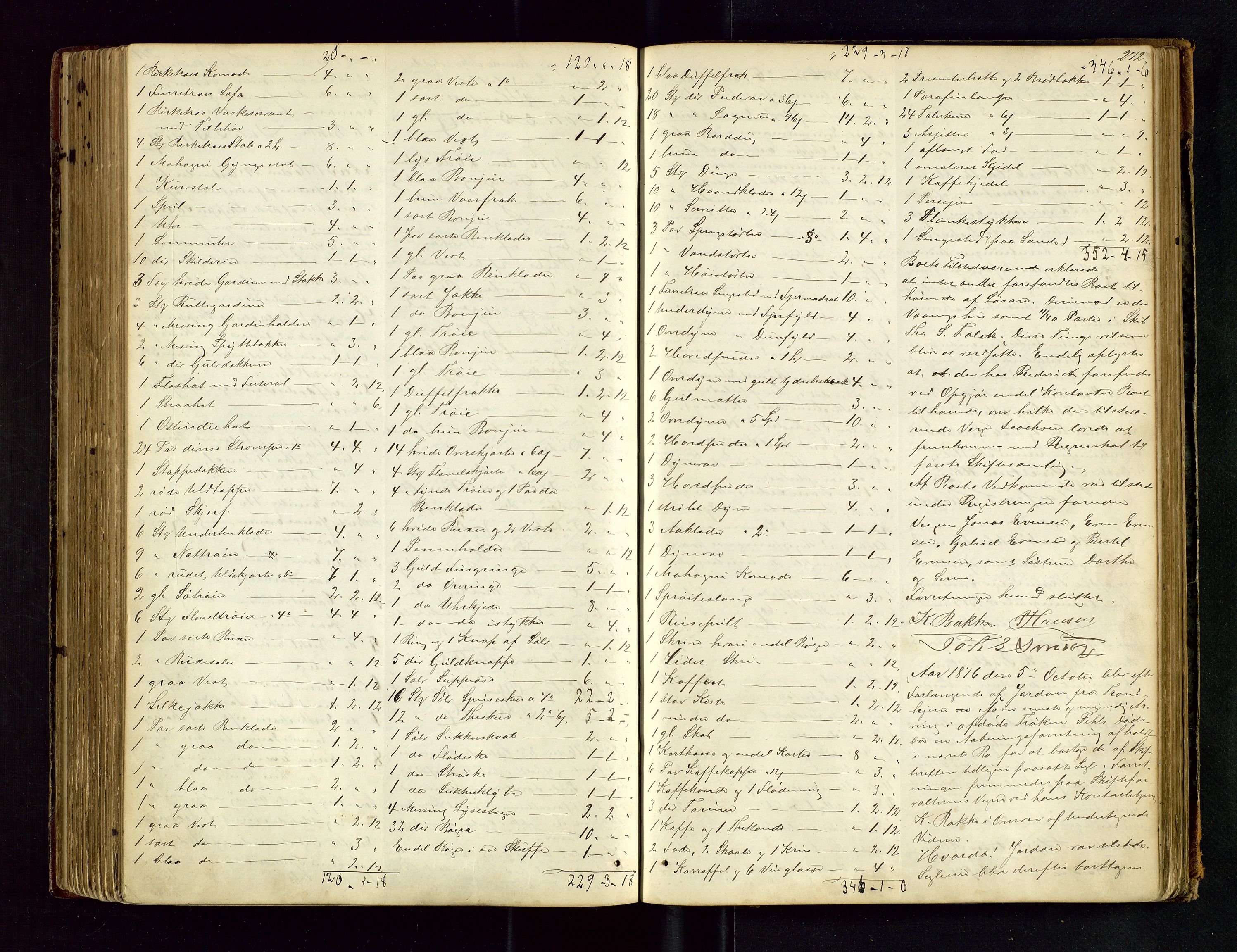 Stavanger byfogd, AV/SAST-A-101408/001/5/50/503BA/L0003: Registreringsprotokoll, 1864-1882, p. 272