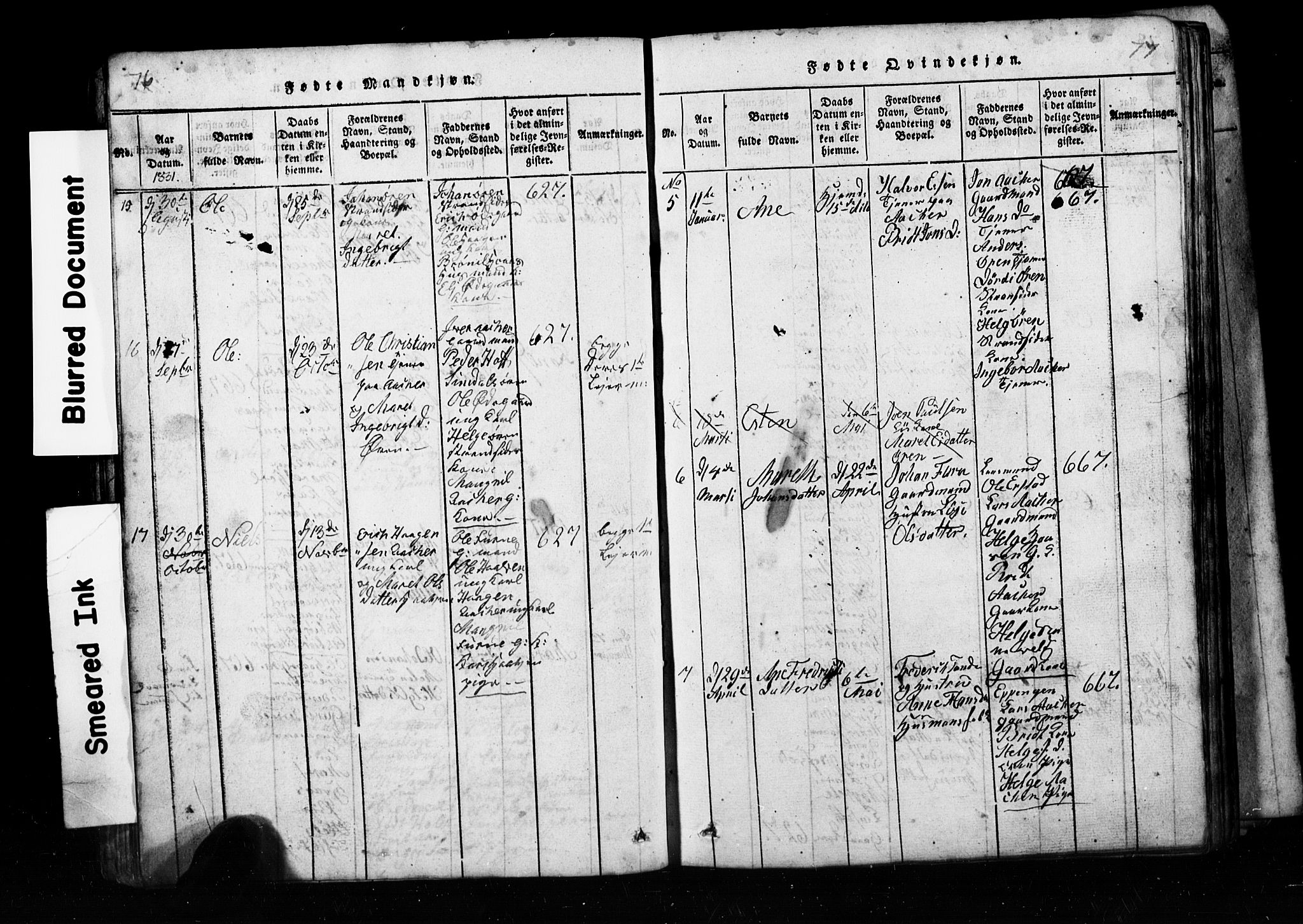 Ministerialprotokoller, klokkerbøker og fødselsregistre - Møre og Romsdal, AV/SAT-A-1454/590/L1016: Parish register (copy) no. 590C01, 1819-1838, p. 76-77