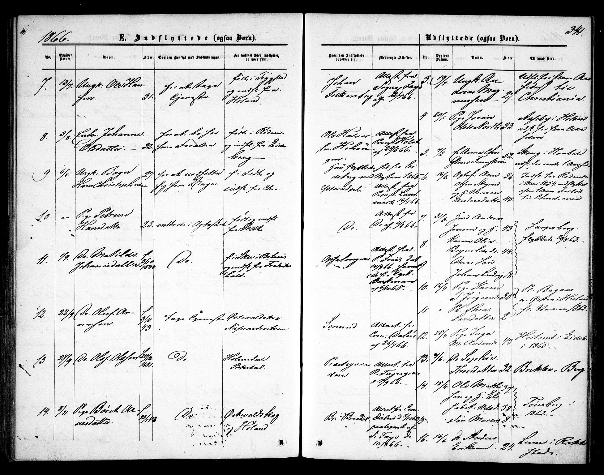 Rødenes prestekontor Kirkebøker, AV/SAO-A-2005/F/Fa/L0007: Parish register (official) no. I 7, 1860-1869, p. 341