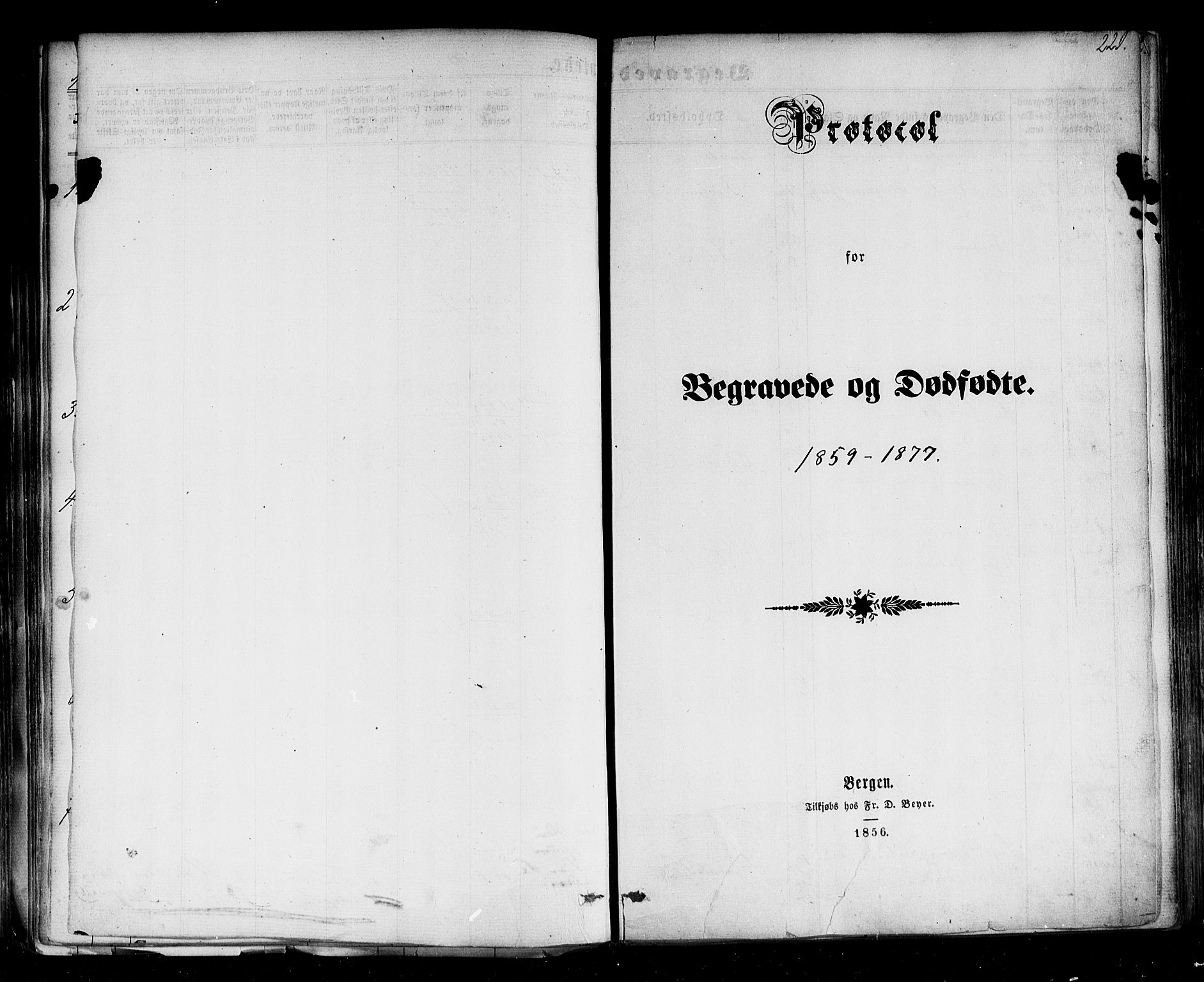 Sogndal sokneprestembete, SAB/A-81301/H/Haa/Haaa/L0013: Parish register (official) no. A 13, 1859-1877, p. 222