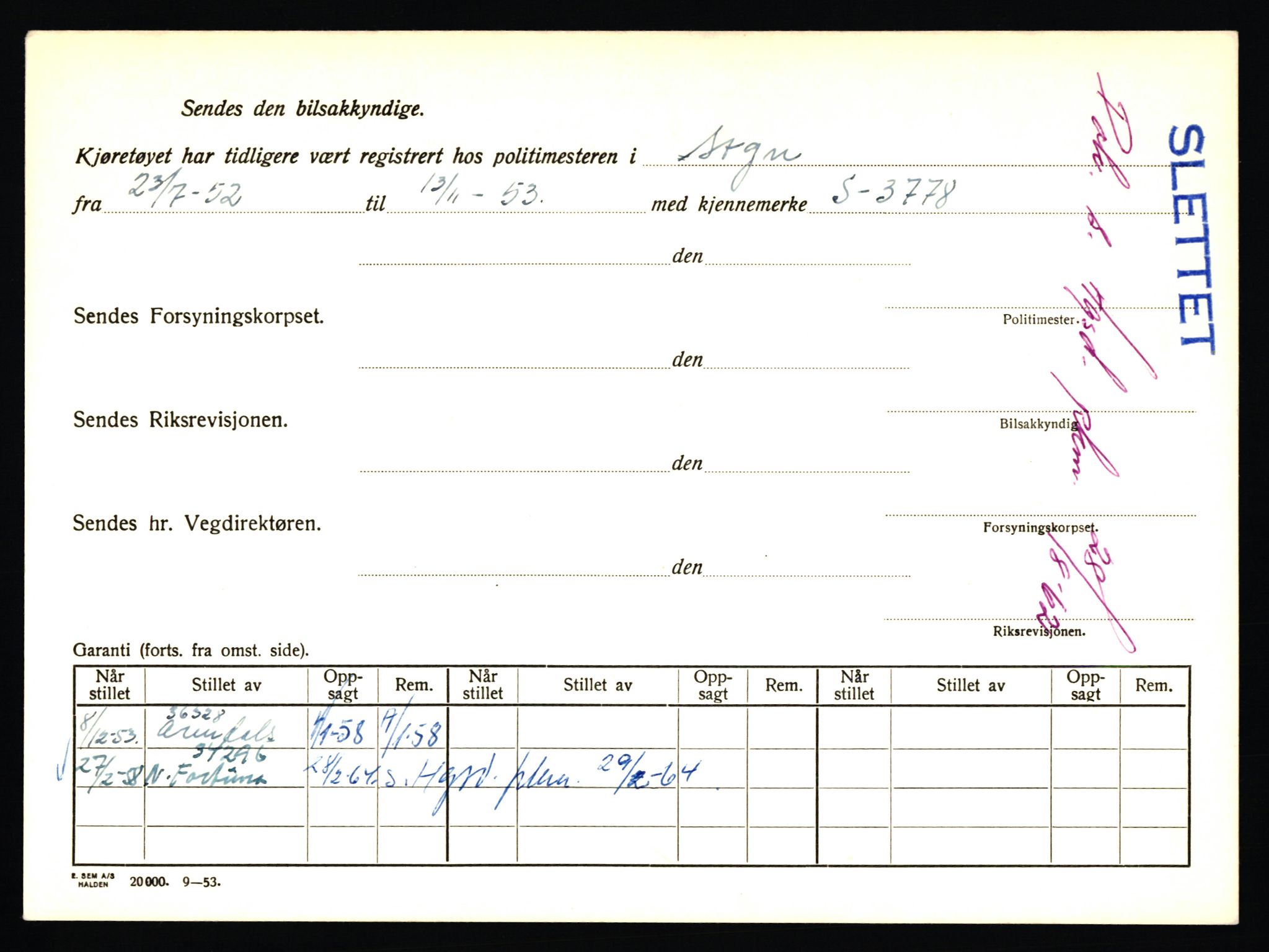 Stavanger trafikkstasjon, AV/SAST-A-101942/0/F/L0020: L-11000 - L-11499, 1930-1971, p. 252