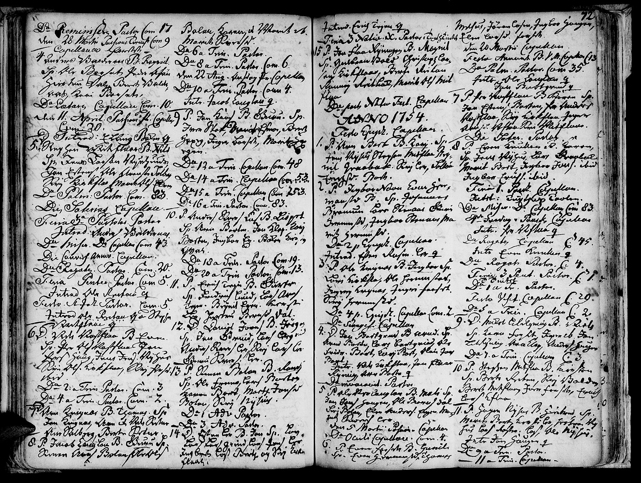 Ministerialprotokoller, klokkerbøker og fødselsregistre - Sør-Trøndelag, SAT/A-1456/691/L1058: Parish register (official) no. 691A01 /2, 1740-1767, p. 72