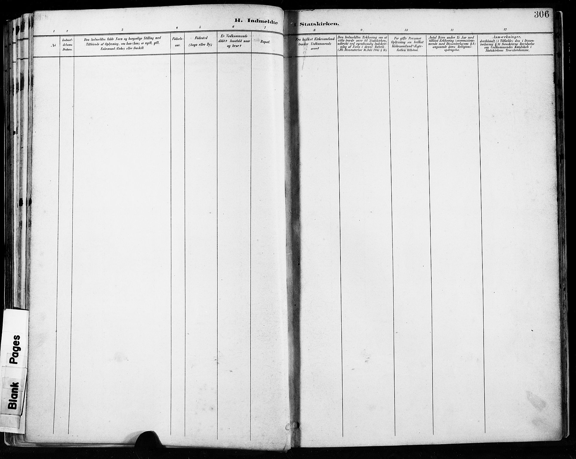 Høyland sokneprestkontor, SAST/A-101799/001/30BA/L0013: Parish register (official) no. A 13.2, 1889-1898, p. 306