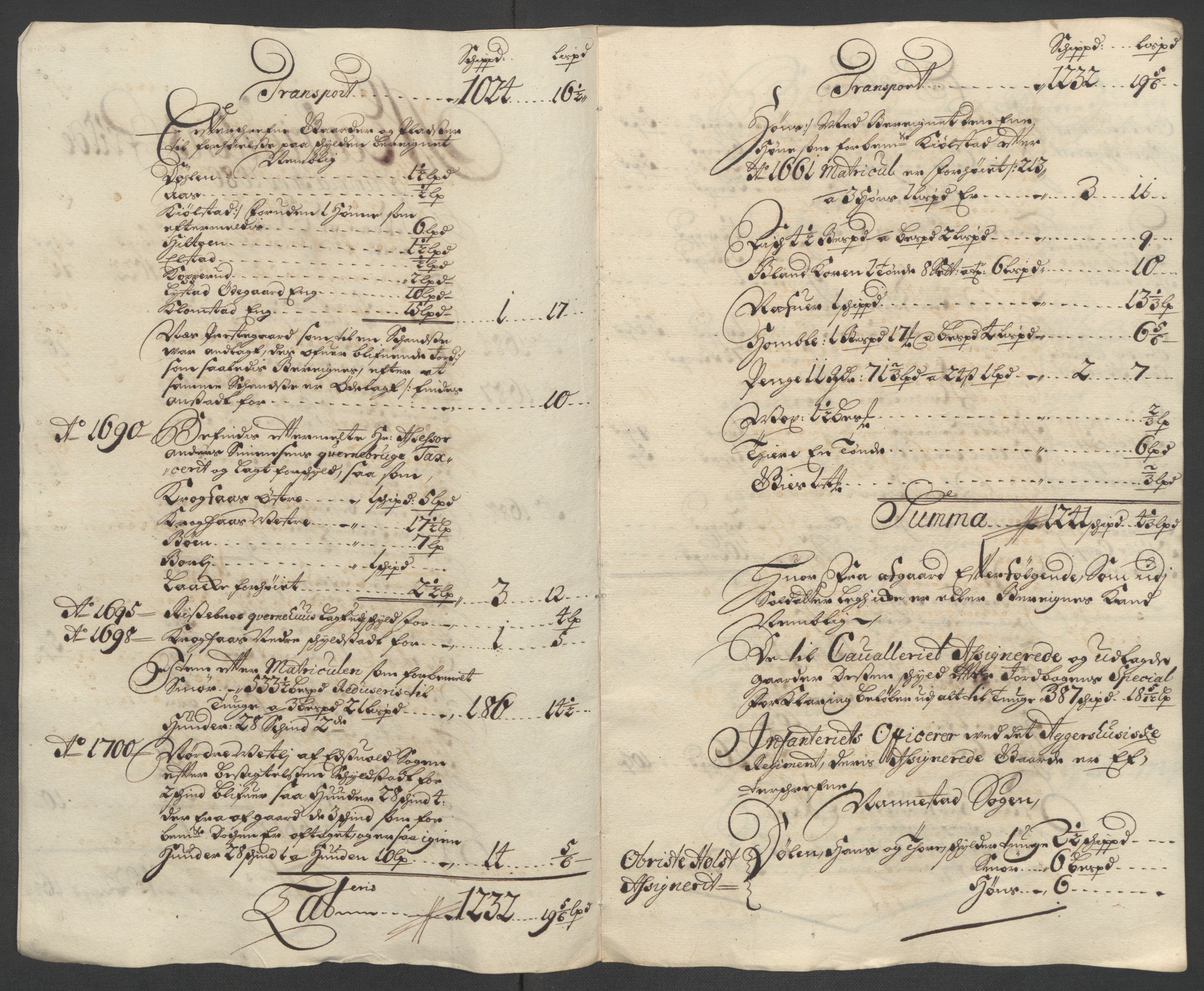 Rentekammeret inntil 1814, Reviderte regnskaper, Fogderegnskap, AV/RA-EA-4092/R12/L0713: Fogderegnskap Øvre Romerike, 1701, p. 250