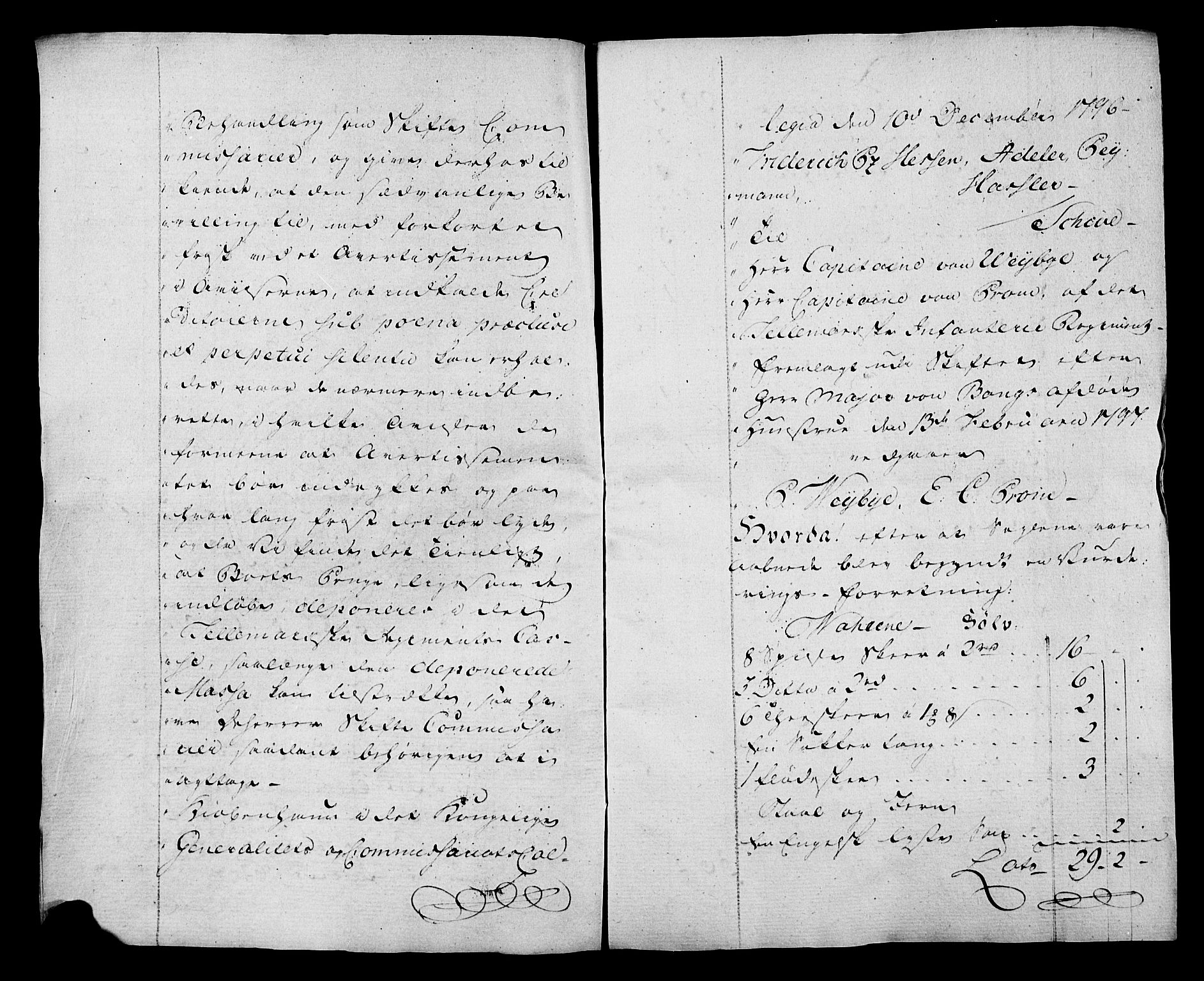 Forsvaret, Generalauditøren, AV/RA-RAFA-1772/F/Fj/Fja/L0003: --, 1798-1820, p. 7