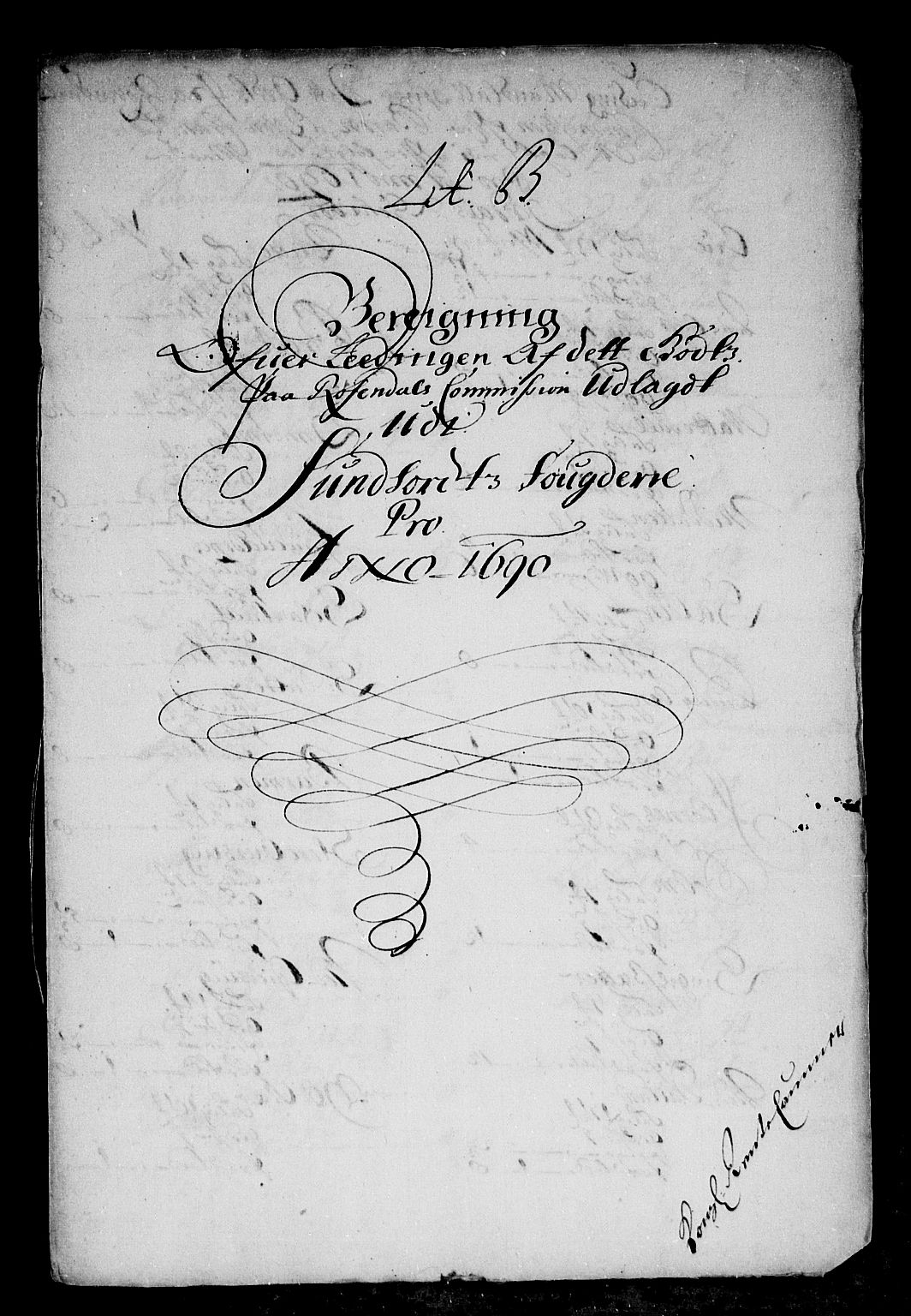 Rentekammeret inntil 1814, Reviderte regnskaper, Stiftamtstueregnskaper, Bergen stiftamt, AV/RA-EA-6043/R/Rc/L0092: Bergen stiftamt, 1689-1690