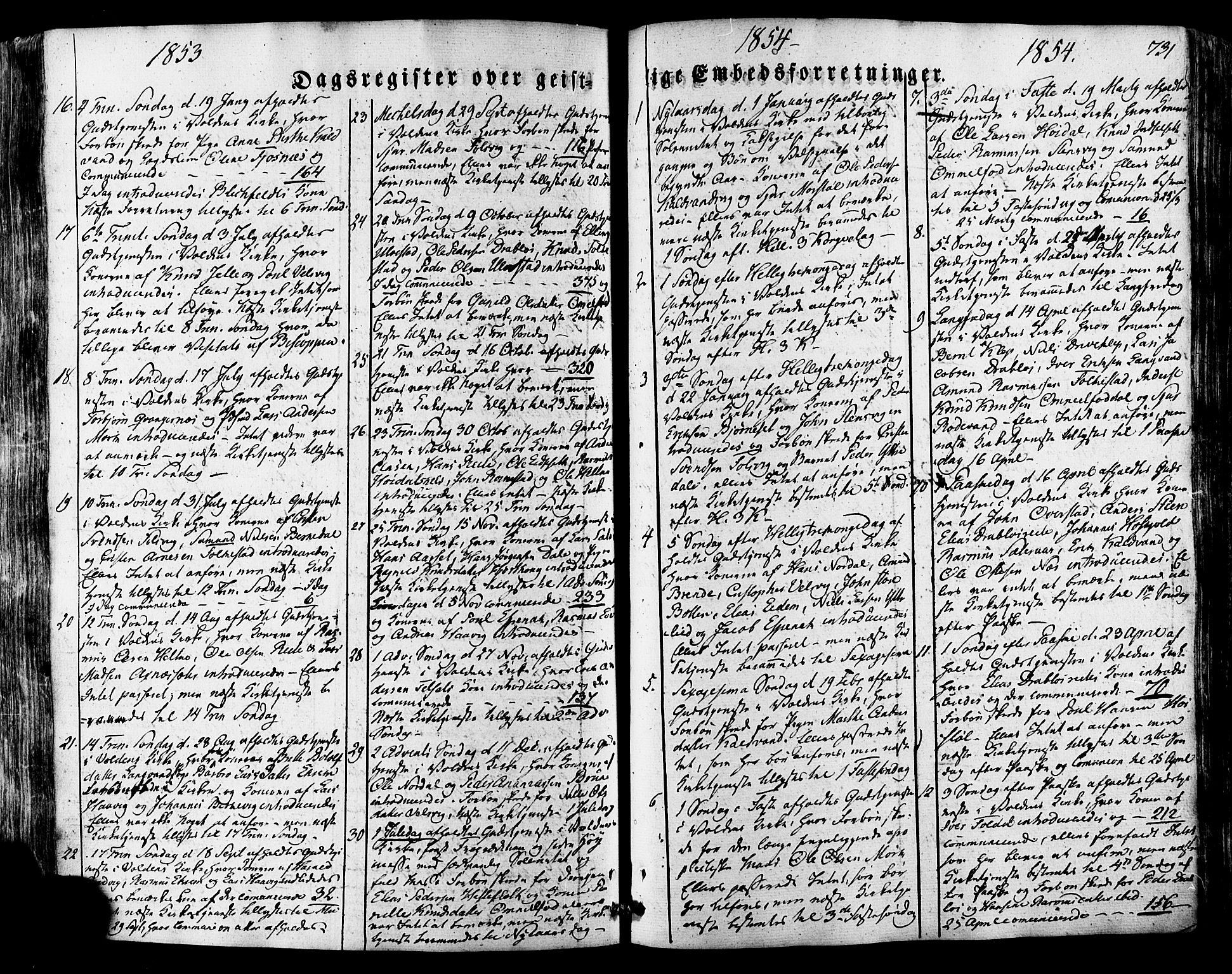Ministerialprotokoller, klokkerbøker og fødselsregistre - Møre og Romsdal, SAT/A-1454/511/L0140: Parish register (official) no. 511A07, 1851-1878, p. 731