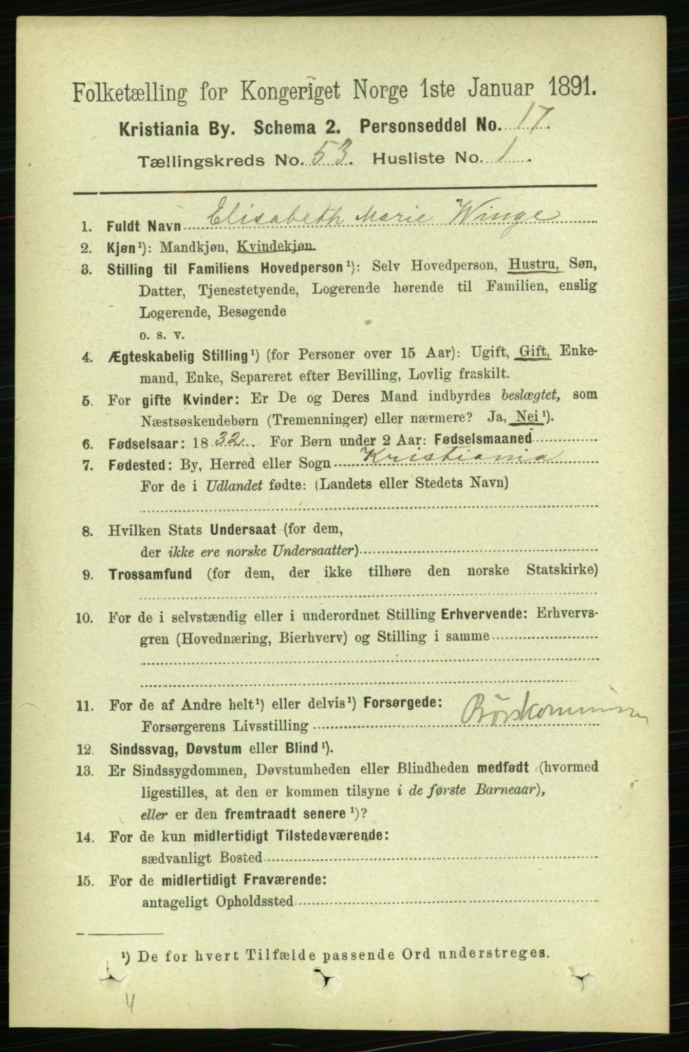 RA, 1891 census for 0301 Kristiania, 1891, p. 29777