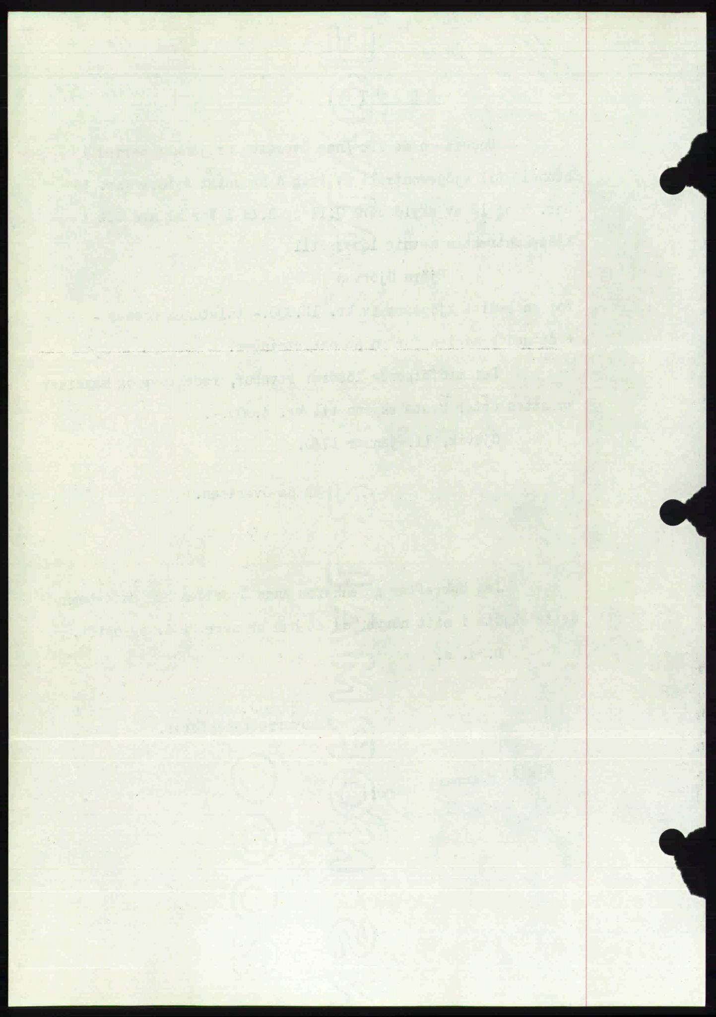 Toten tingrett, SAH/TING-006/H/Hb/Hbc/L0007: Mortgage book no. Hbc-07, 1939-1940, Diary no: : 48/1940