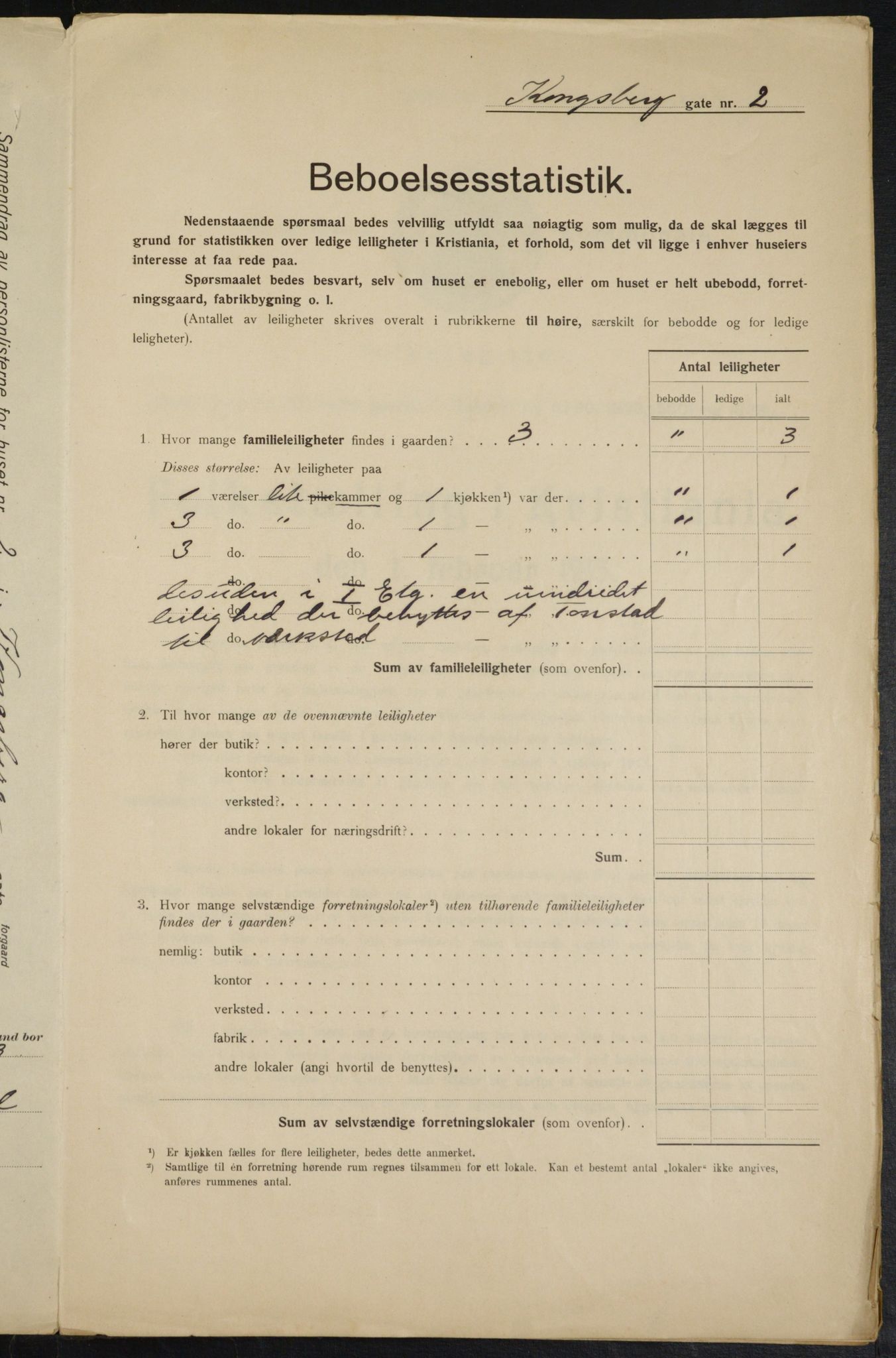 OBA, Municipal Census 1915 for Kristiania, 1915, p. 52181