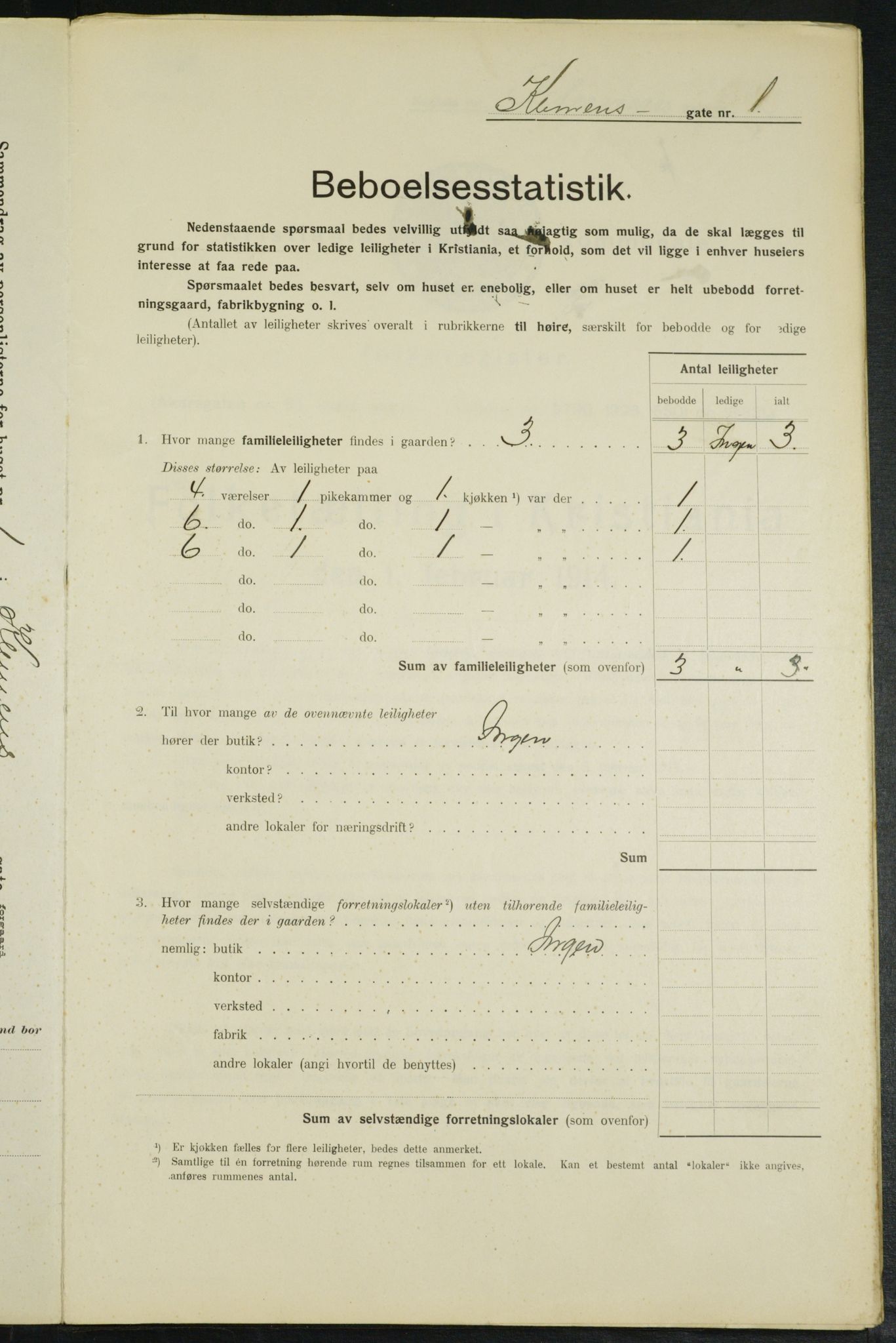 OBA, Municipal Census 1914 for Kristiania, 1914, p. 12928